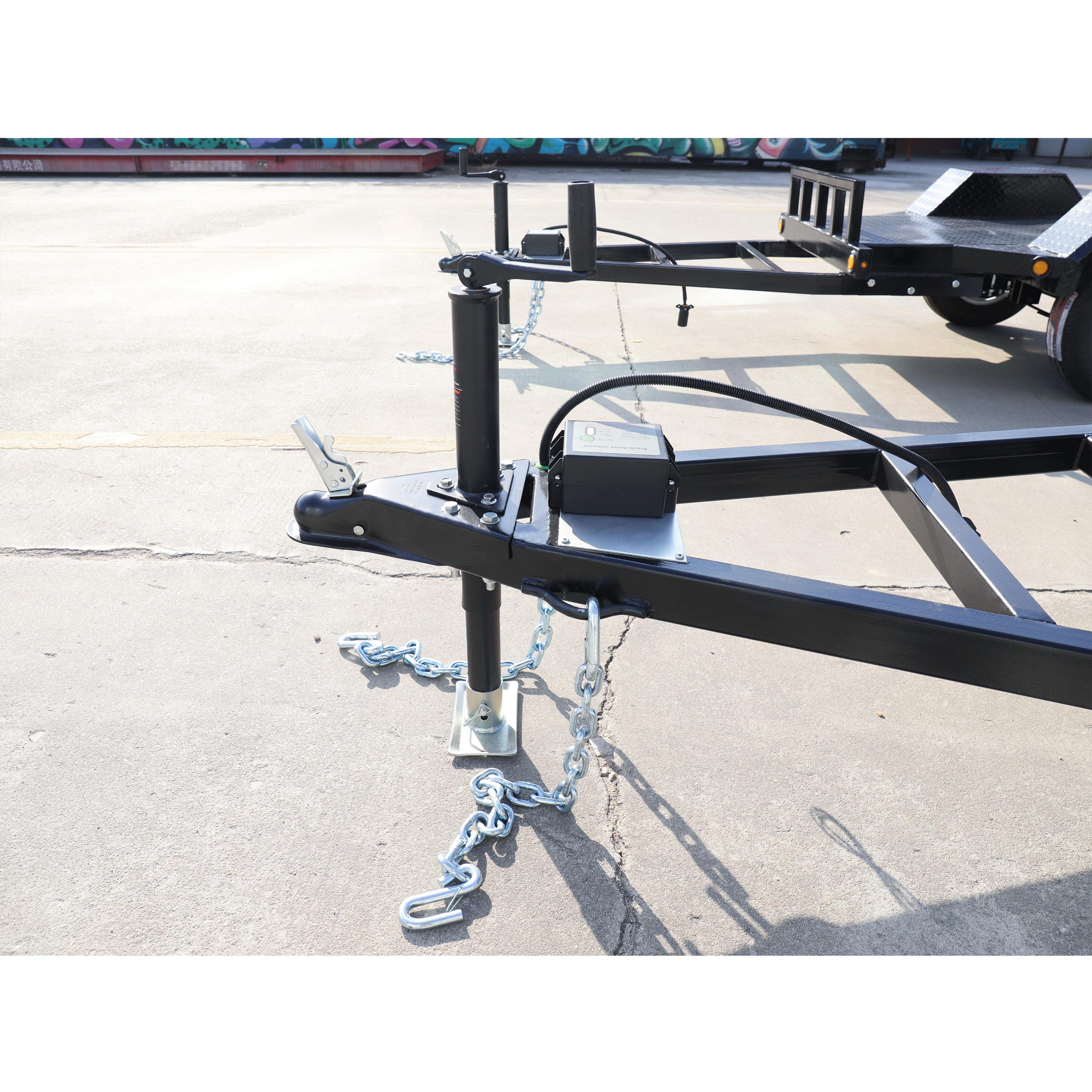 US ATM1340kg Single-shaft generator trailer