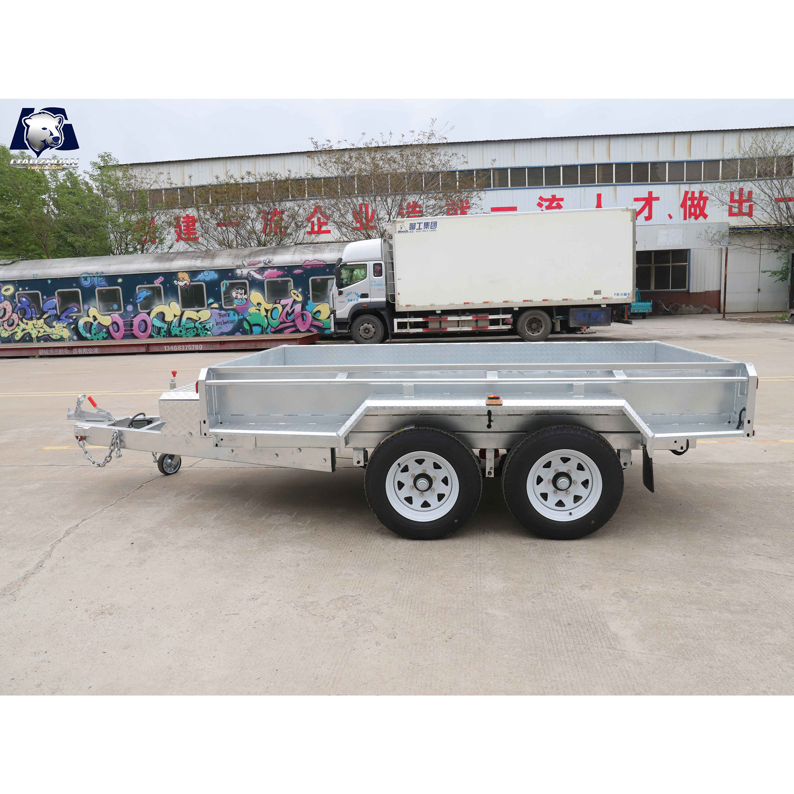 10x5 Hydraulic Tipper Galvanised Trailer 3000kg ATM (Electric Brake)