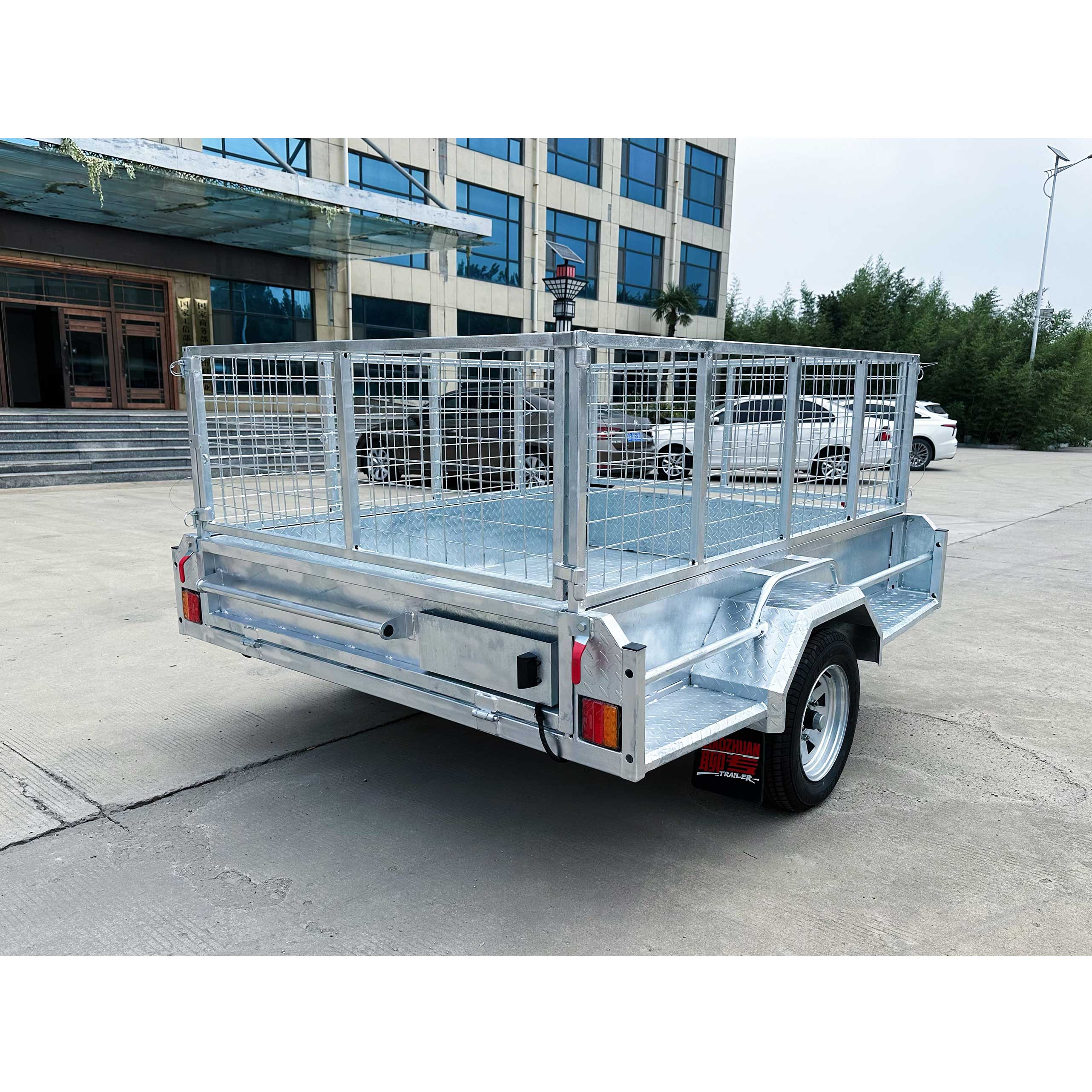 Single-axis cage-type tandem 7*5 trailer ATM750kg