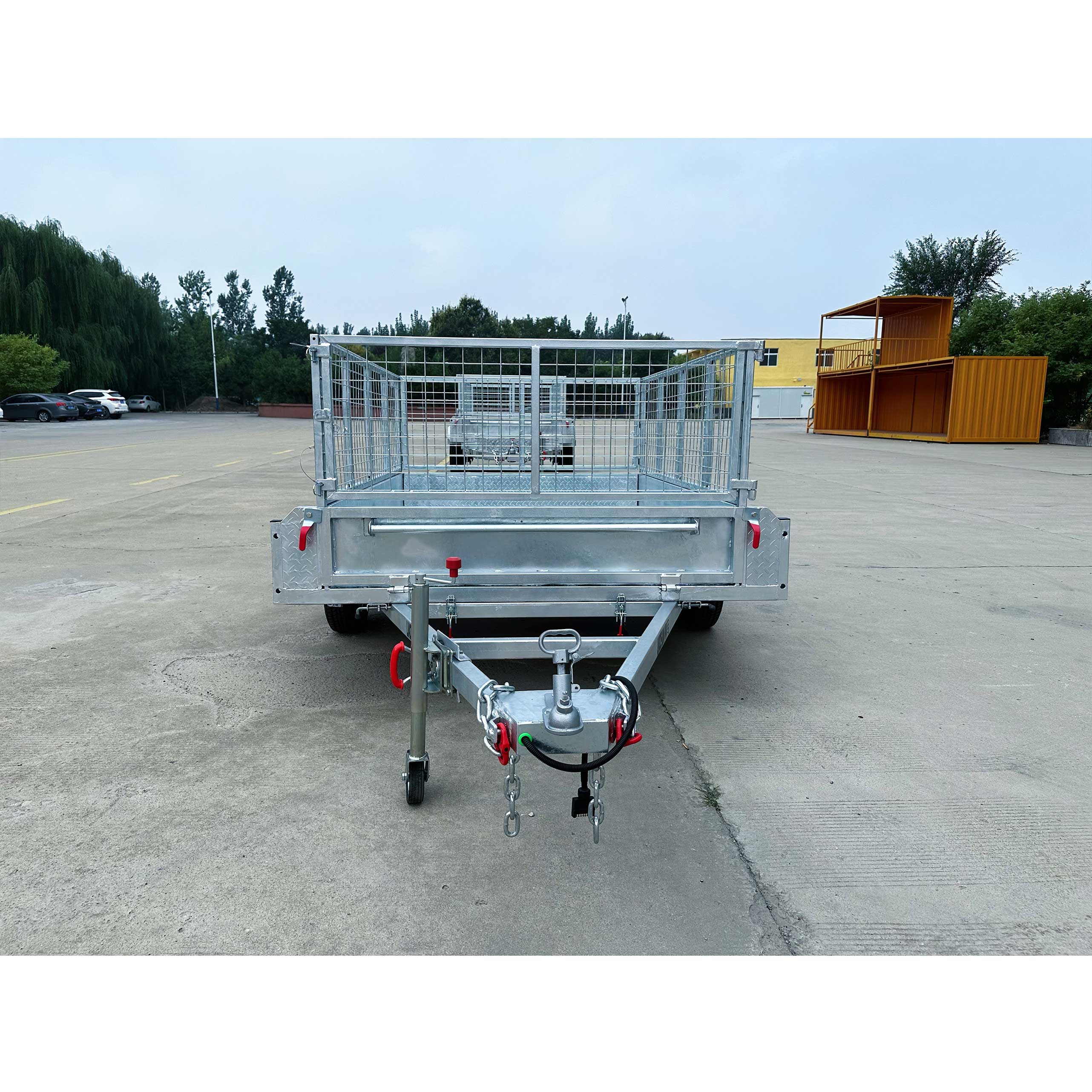 Single-axis cage-type tandem 7*5 trailer ATM750kg
