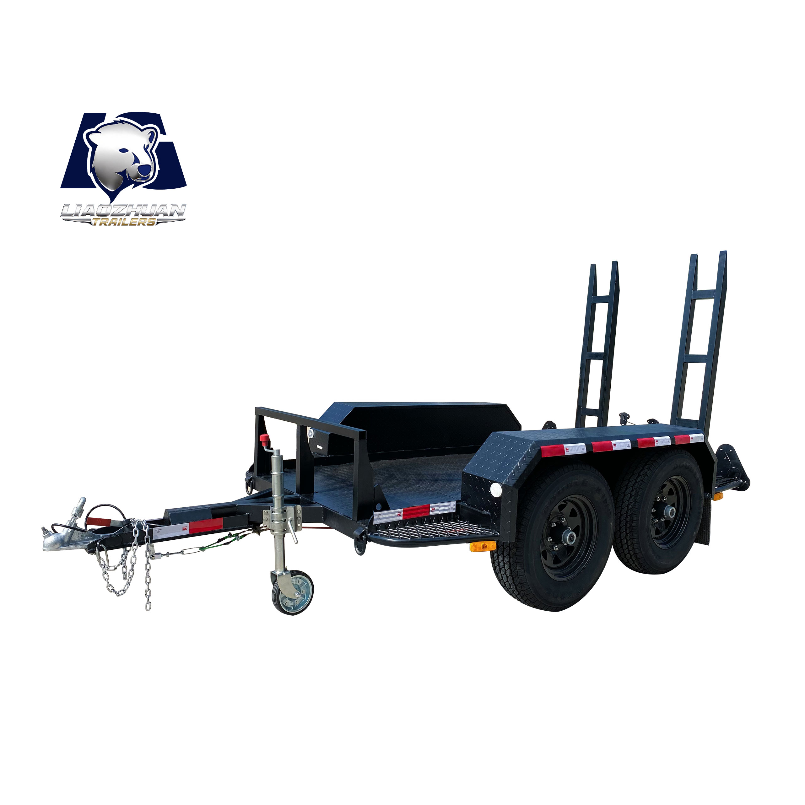 Road roller trailer