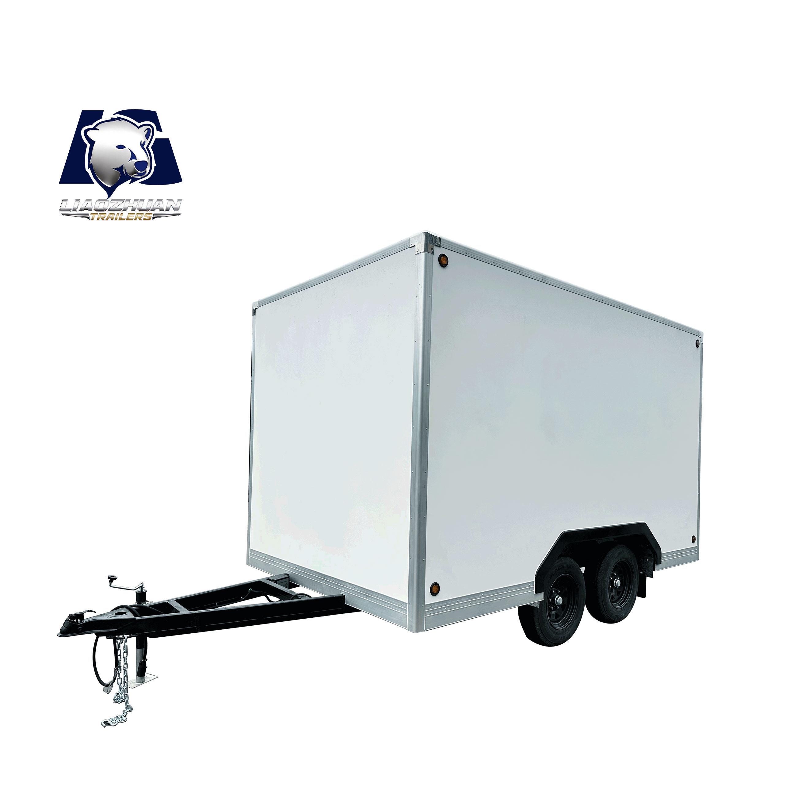 Double-axis food trailer