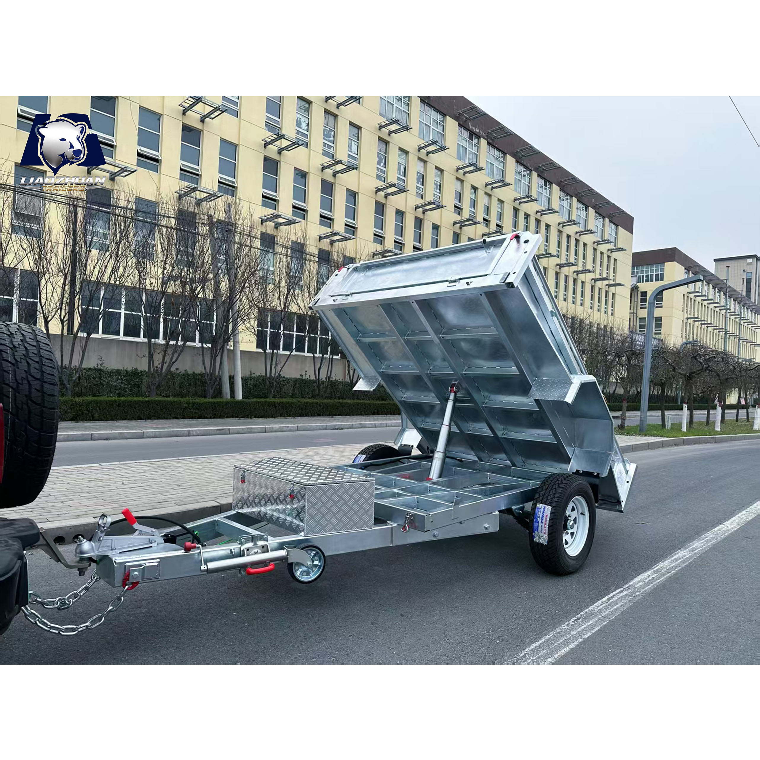 8x5 Hydraulic Single-axis Tipper Galvanised Trailer 1800kg ATM (Electric Brake)