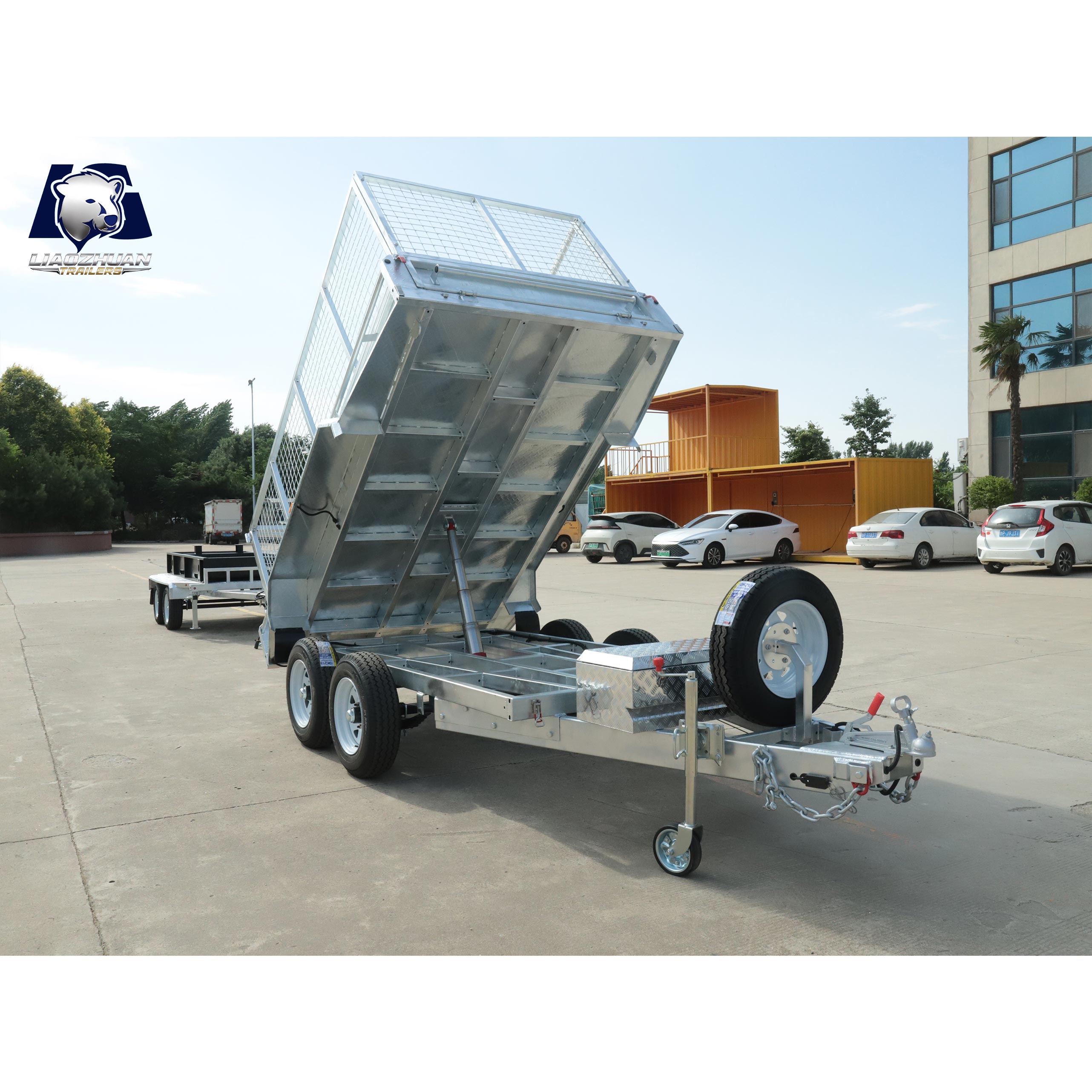 10x5 Hydraulic Tipper Galvanised Trailer 3500kg ATM (Electric Brake)