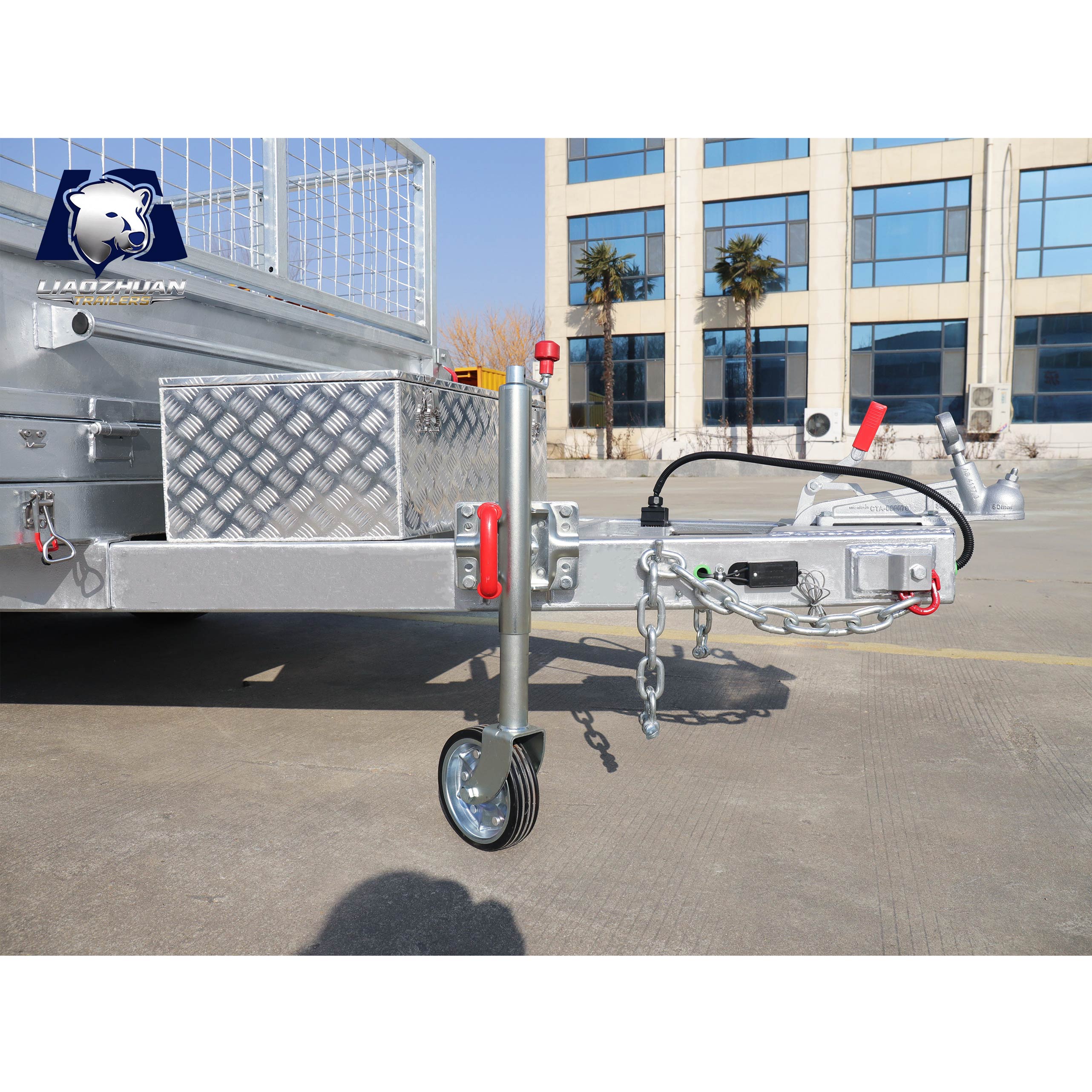 10x5 Hydraulic Tipper Galvanised Box Trailer 3500kg ATM (Electric Brake)