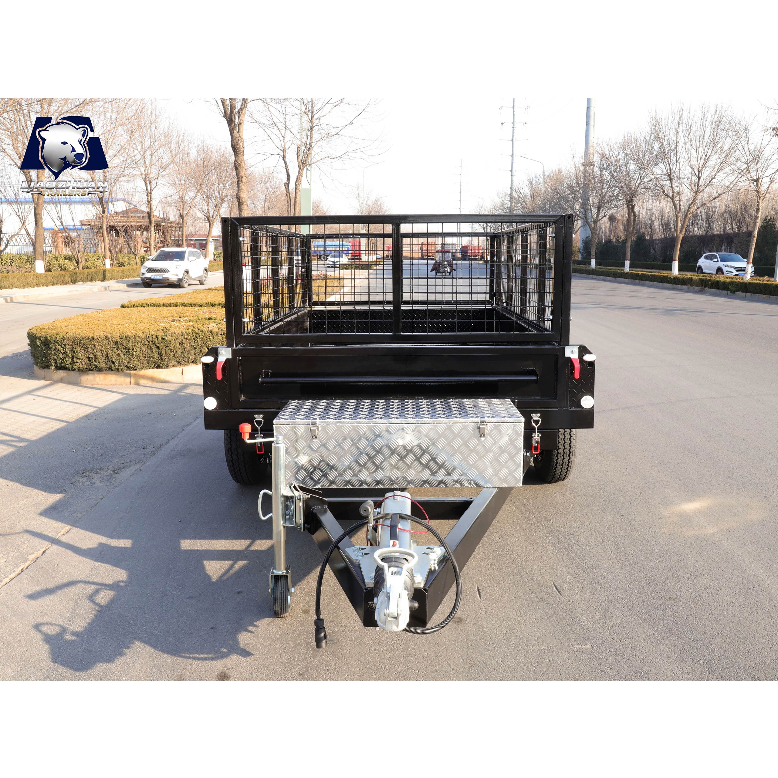 8x5 Hydraulic Dual-axis Tipper Painting Trailer 3000kg ATM (Collision Brake)