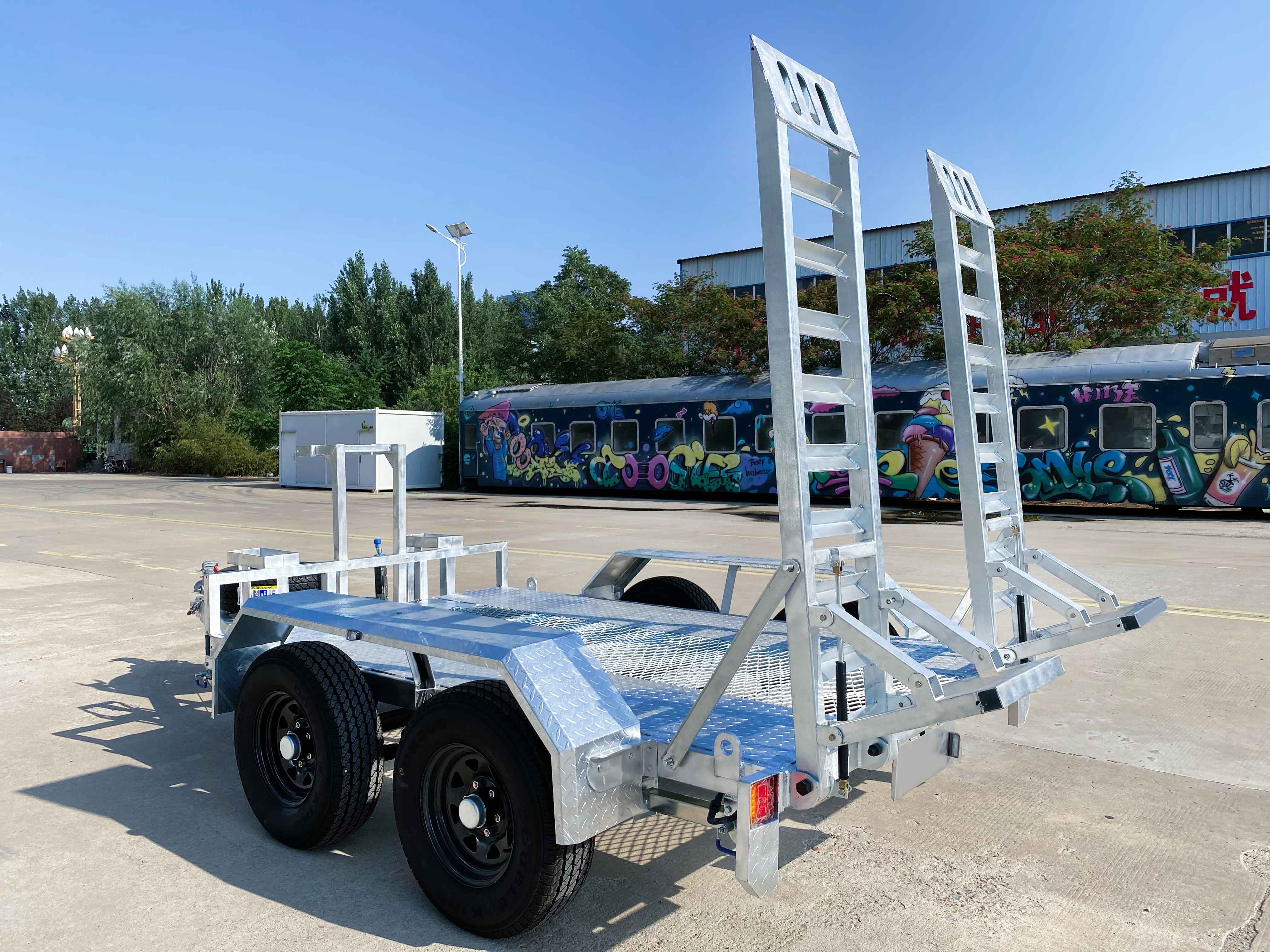 ATM4000kg small excavator agricultural trailer