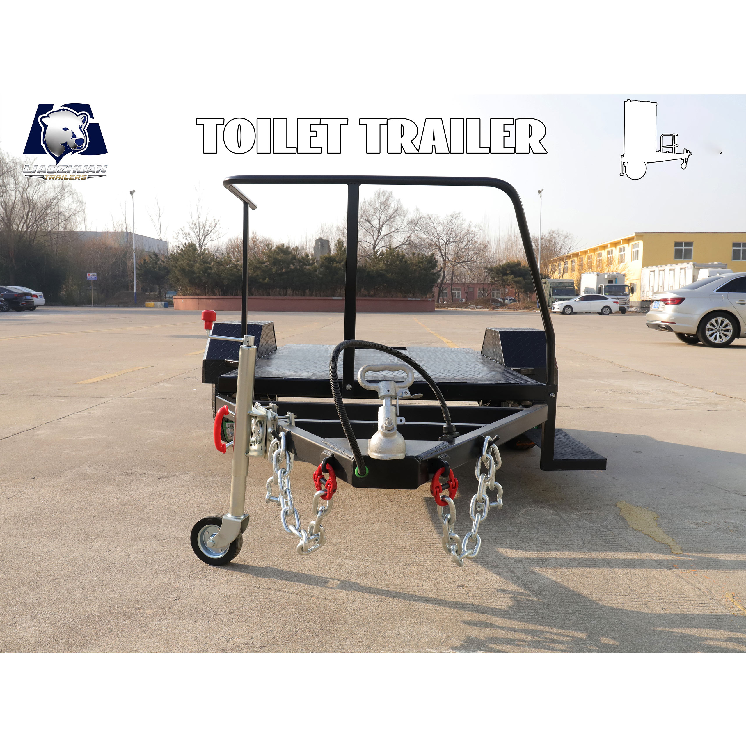 Toilet trailer