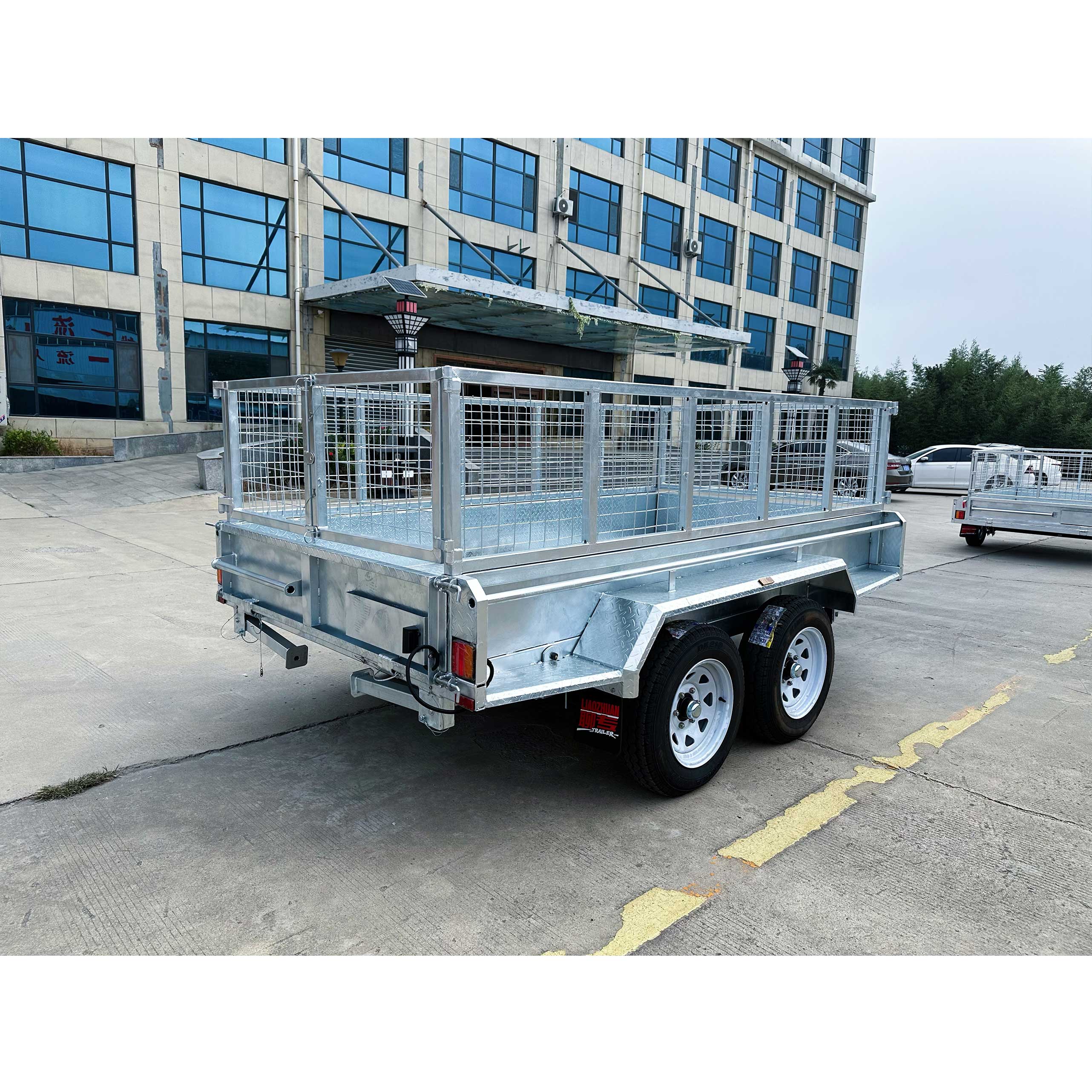 8x5 Hydraulic Tipper Galvanised Box Trailer 3500kg ATM (Electric Brake)