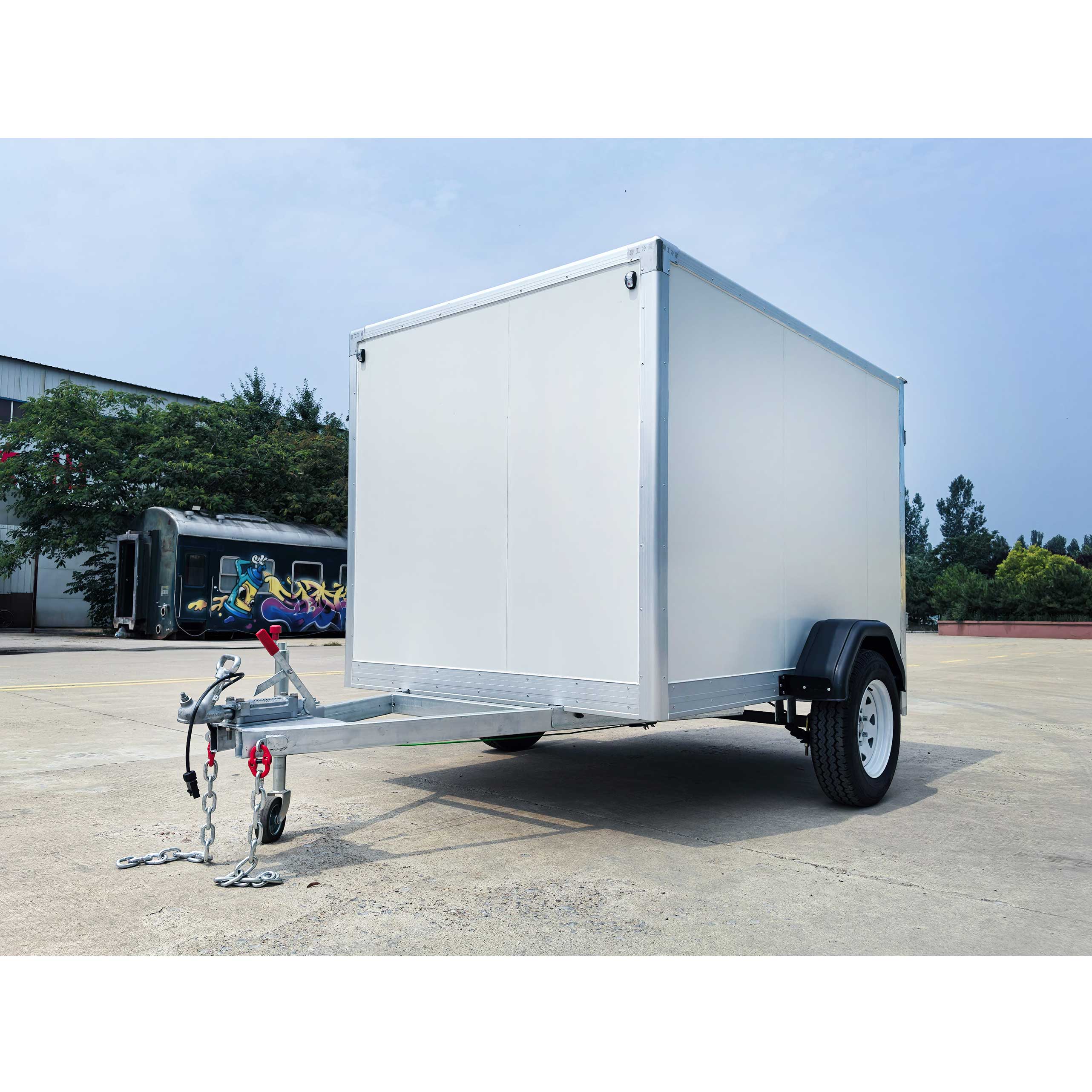 New Zealand standard single-axle box-type trailer