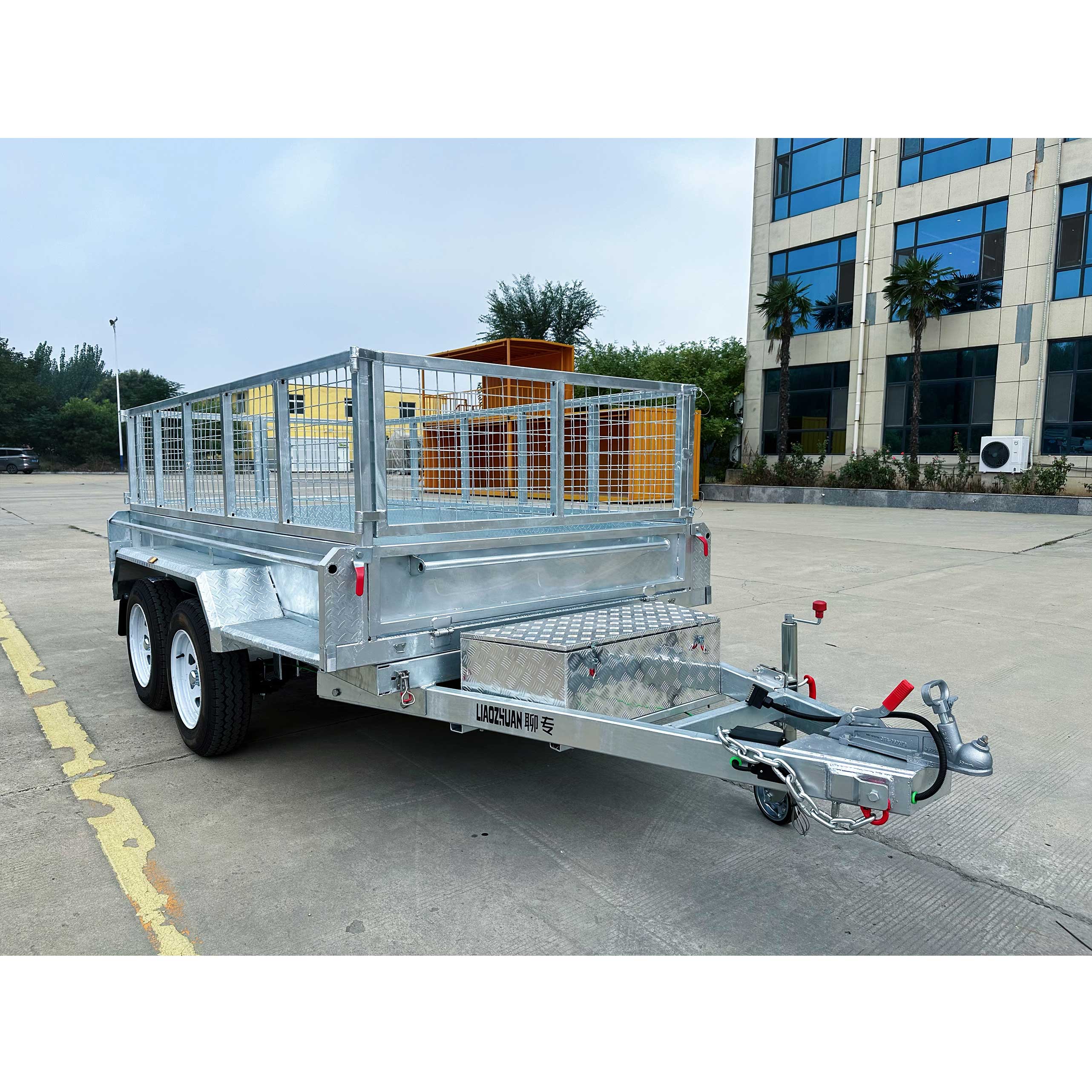 8x5 Hydraulic Tipper Galvanised Box Trailer 3500kg ATM (Electric Brake)