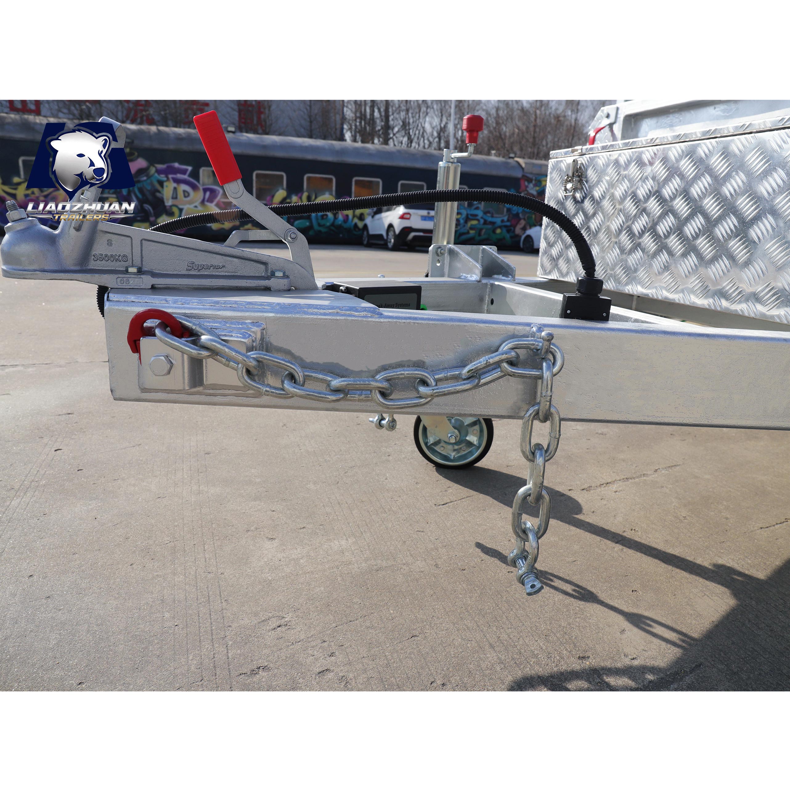 10x5 Hydraulic Tipper Galvanised Box Trailer 3500kg ATM (Electric Brake)