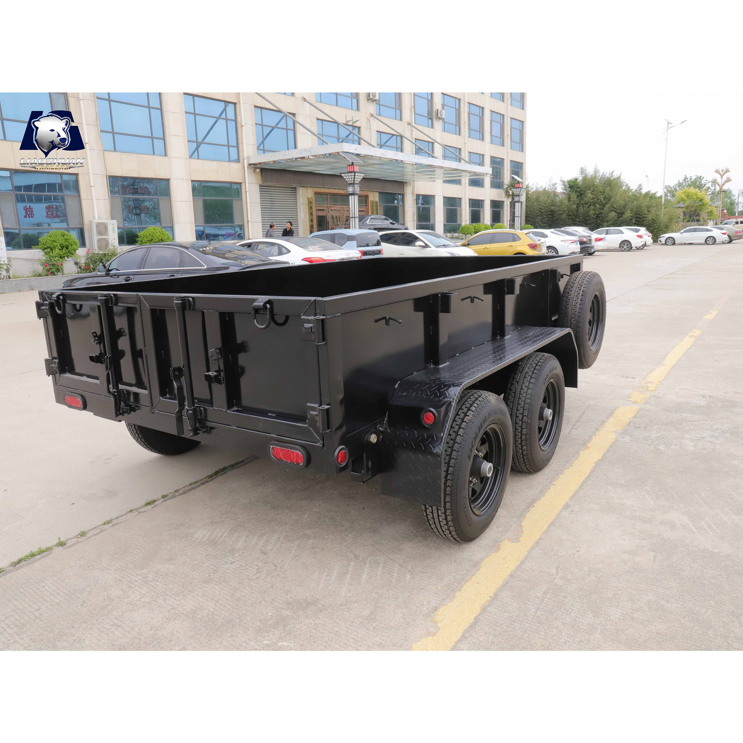 10x5 Hydraulic Dual-axis Tipper Painting Trailer 3000kg ATM (Electric Brake)