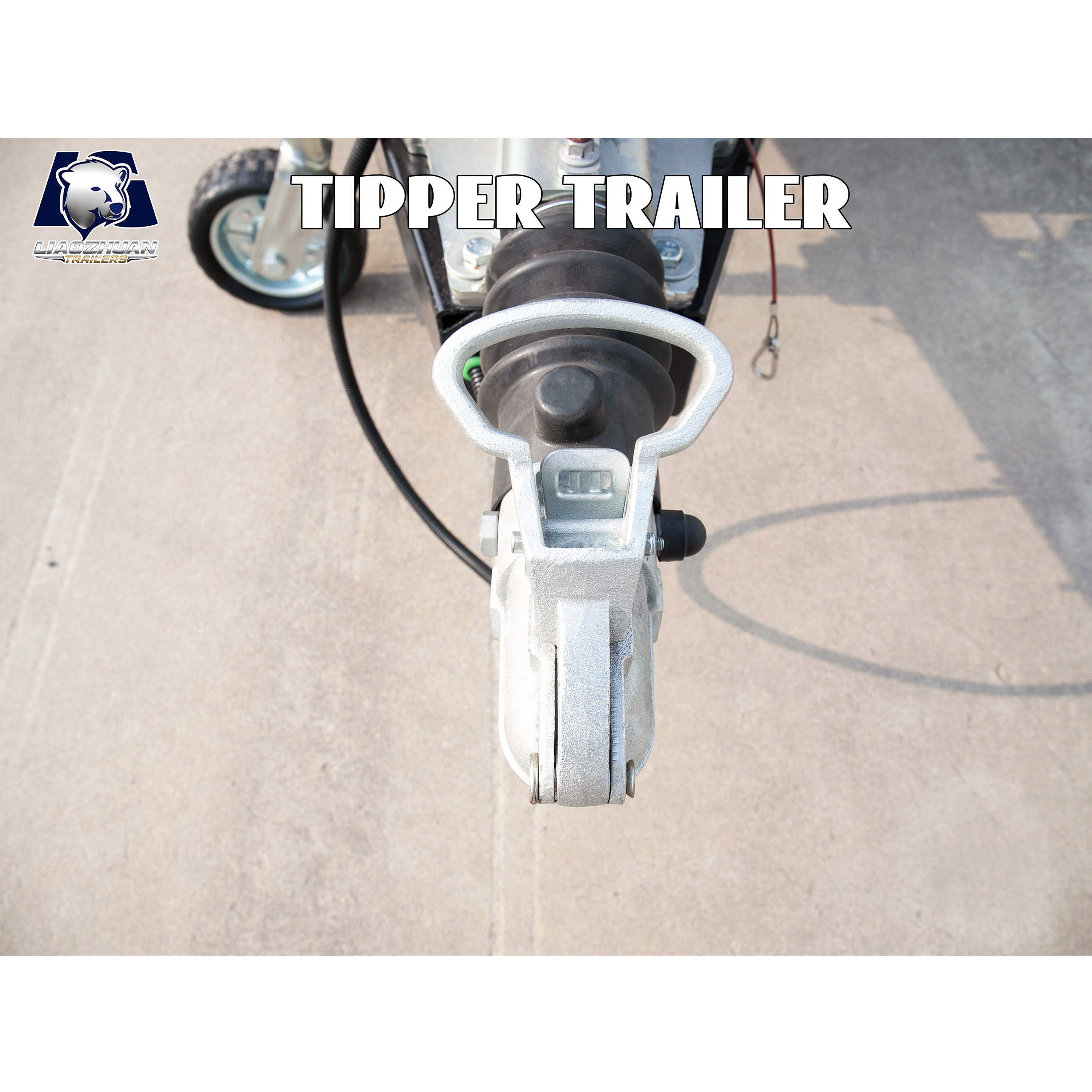 EU 14x6 Hydraulic Single-axis Tipper Painting Trailer 3500kg ATM (Electric Brake)