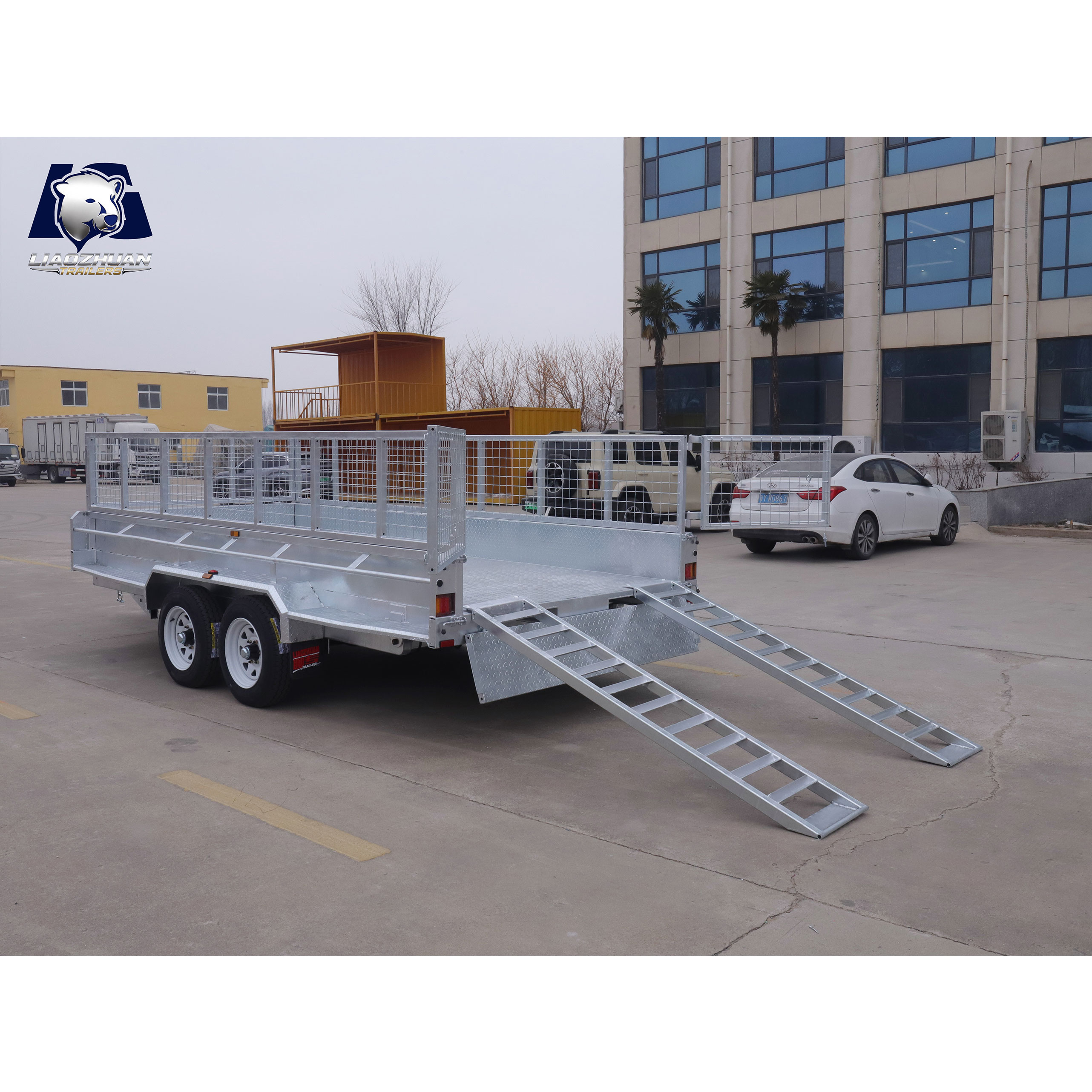 14x6 Hydraulic Tipper Galvanised Box Trailer 3500kg ATM (Electric Brake)