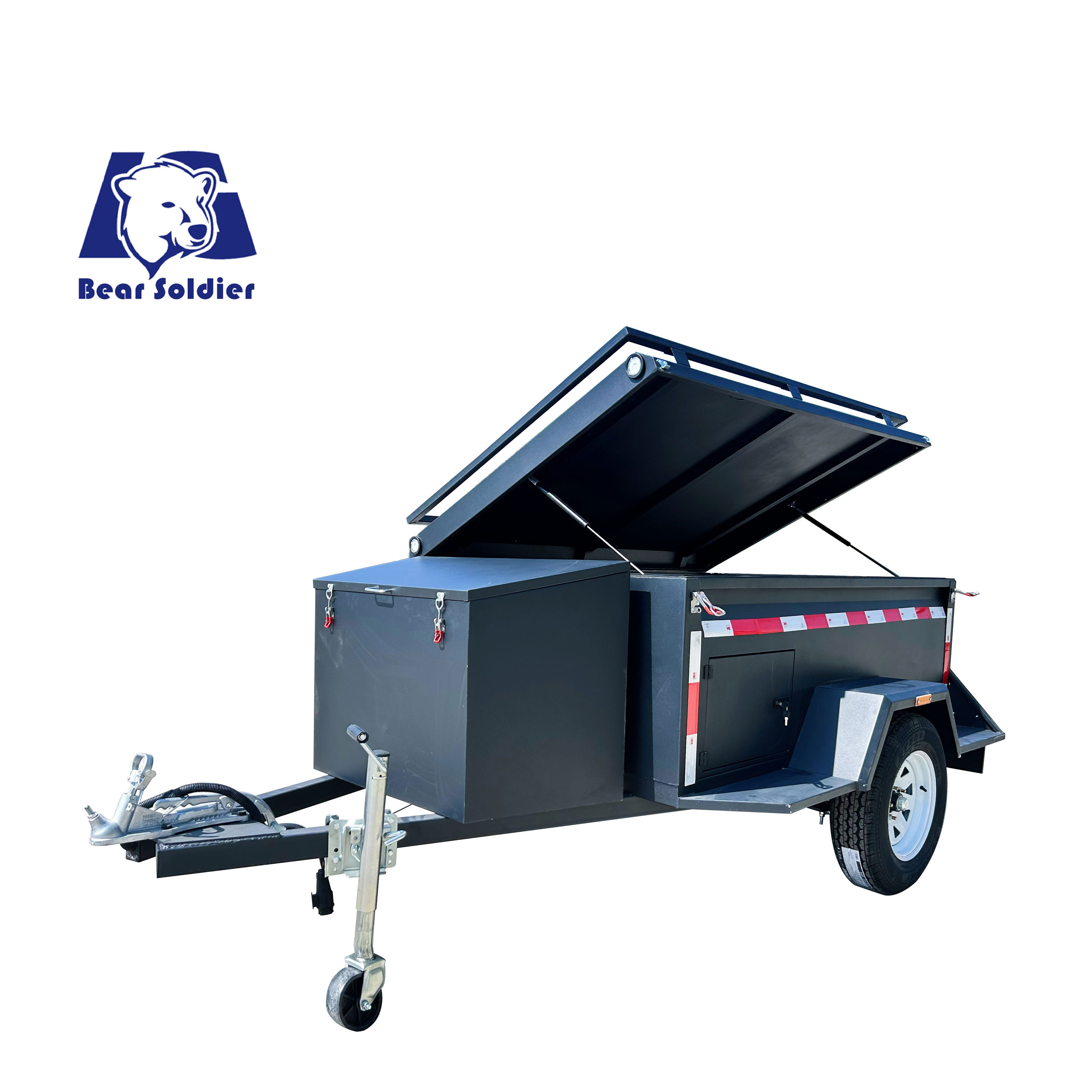 Single-axle camping trailer