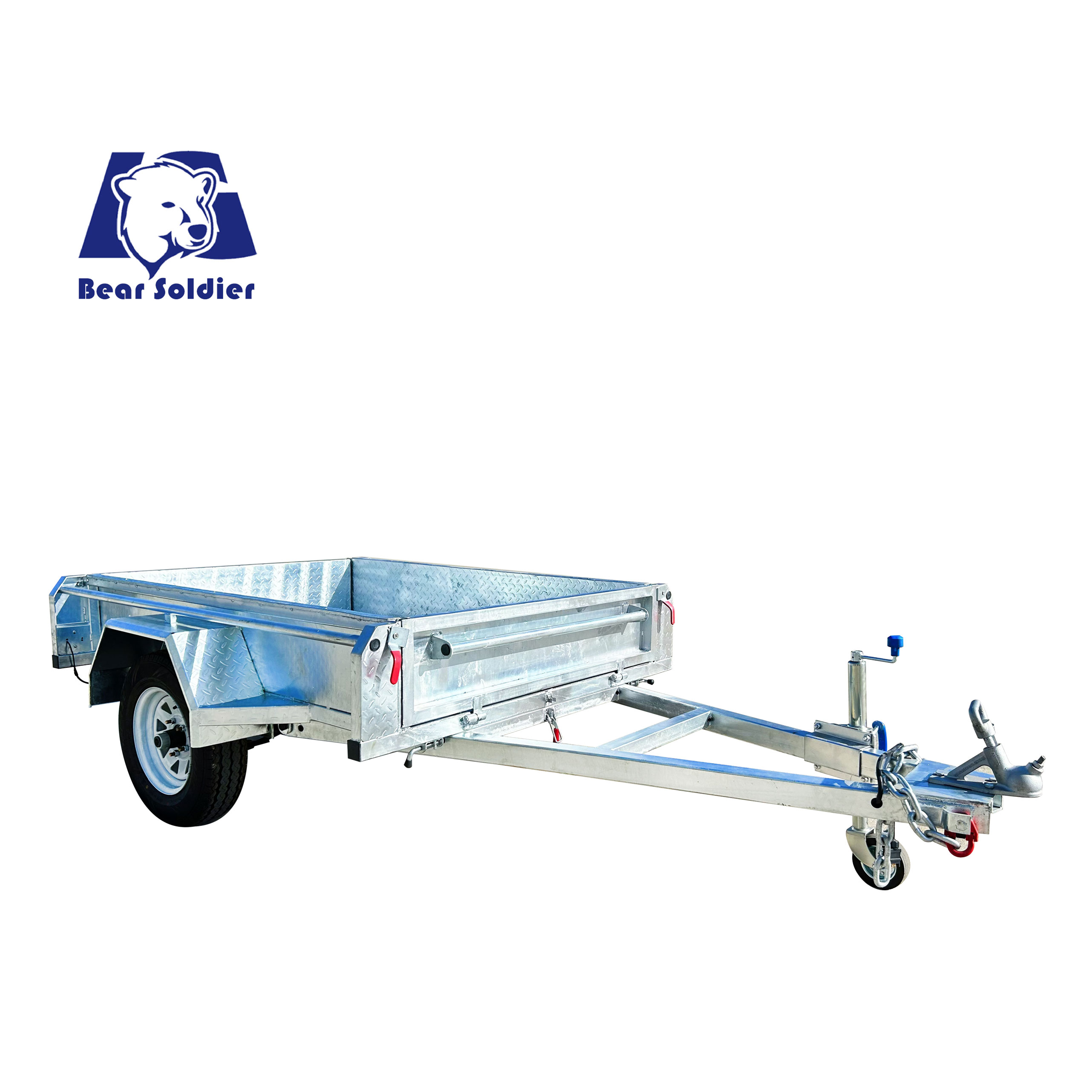 6x4 Premium Single Axle Hot-Dip Galvanised Tilting Box Trailer 750kg ATM