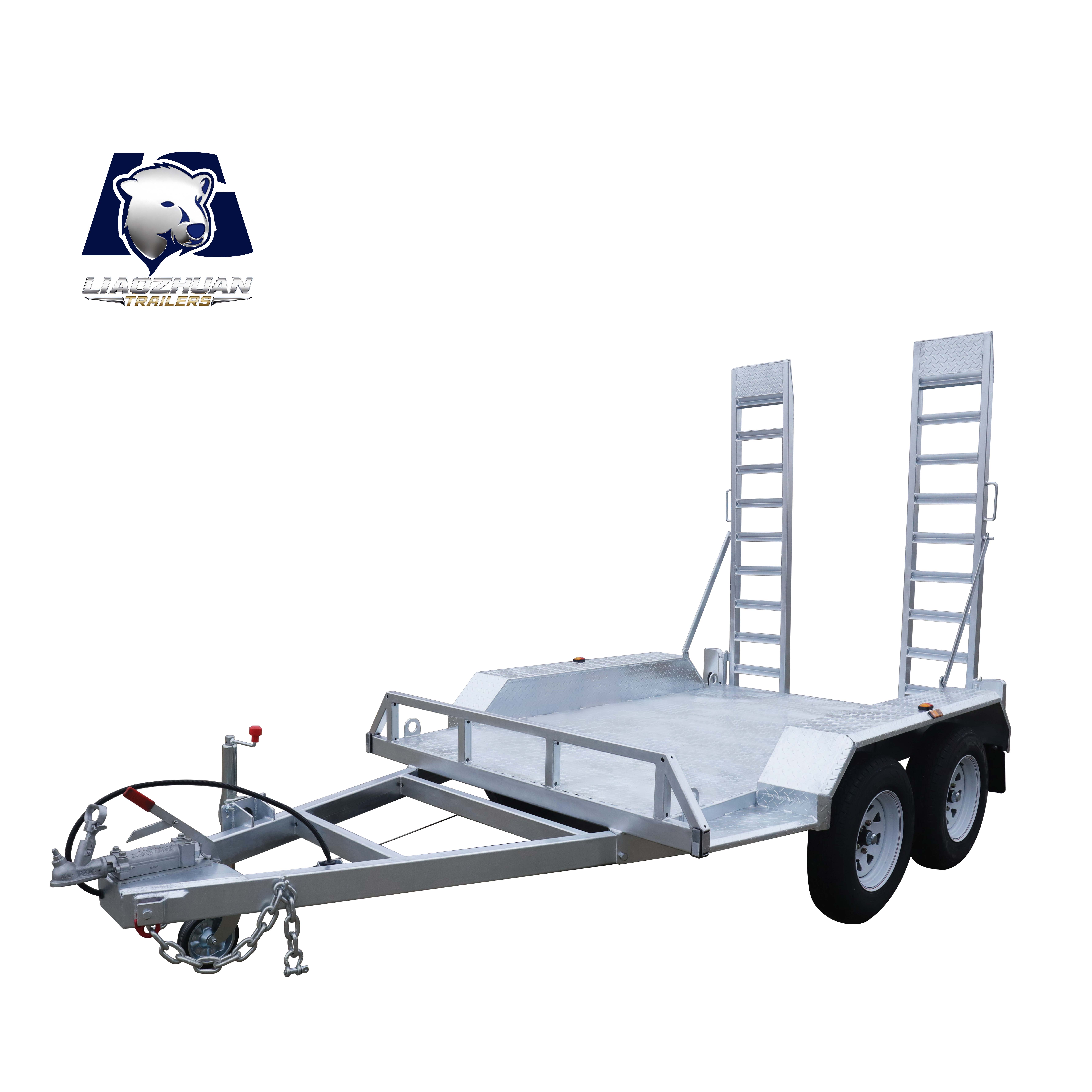8×5 Double-axis Hot-Dip Galvanised Excavator Trailer 2000kg ATM