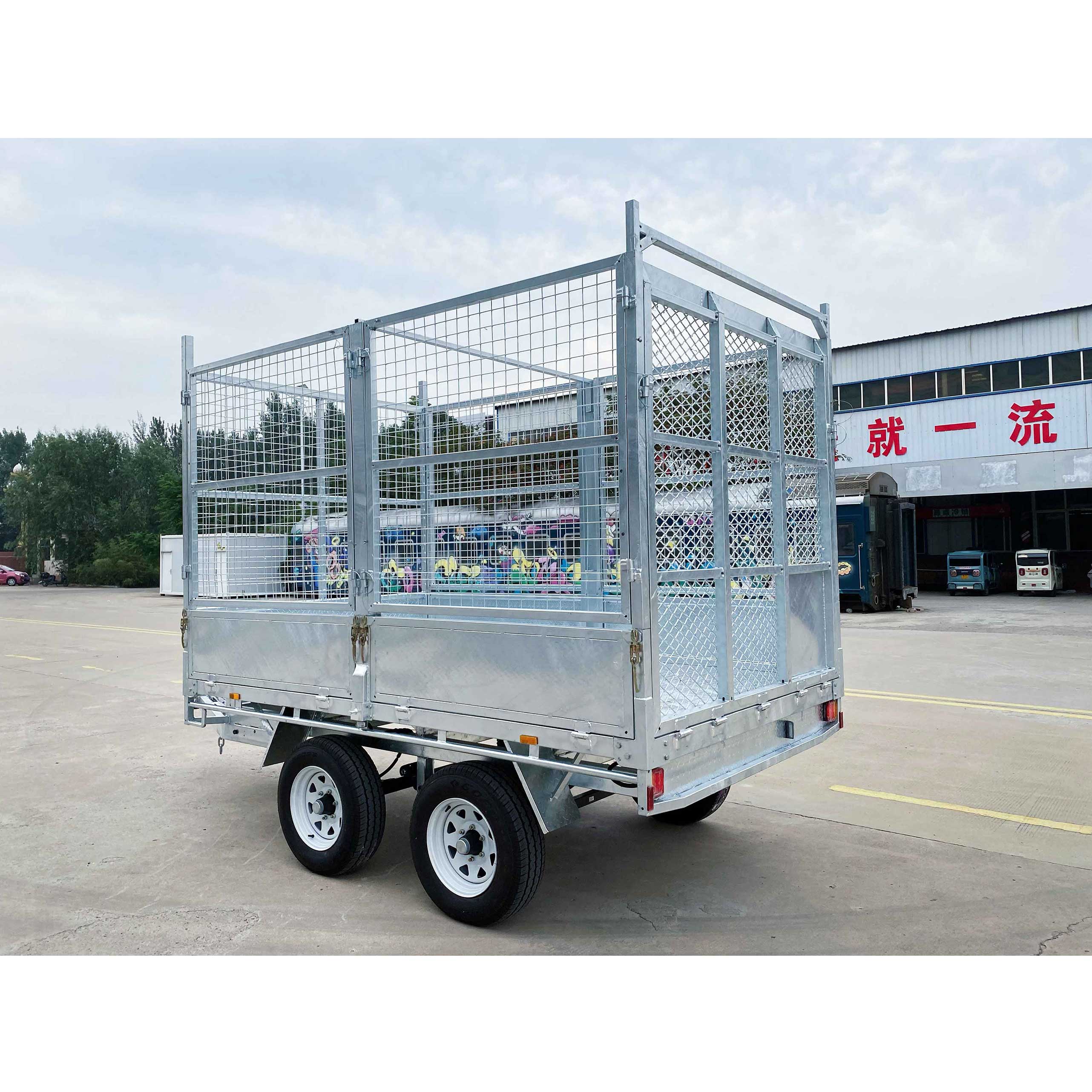 Enclosed tandem trailer