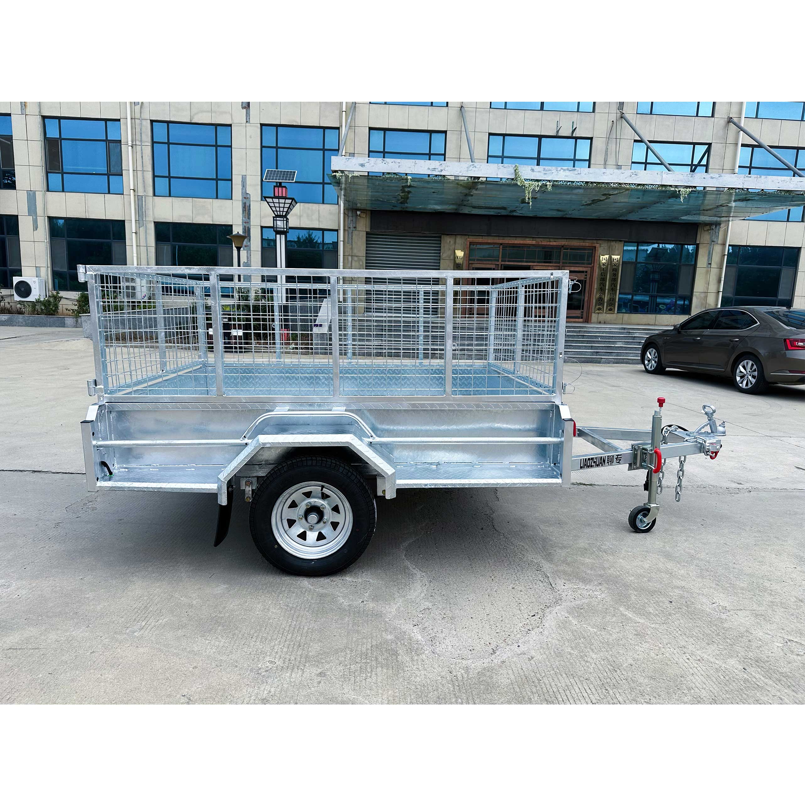 Single-axis cage-type tandem 7*5 trailer ATM750kg