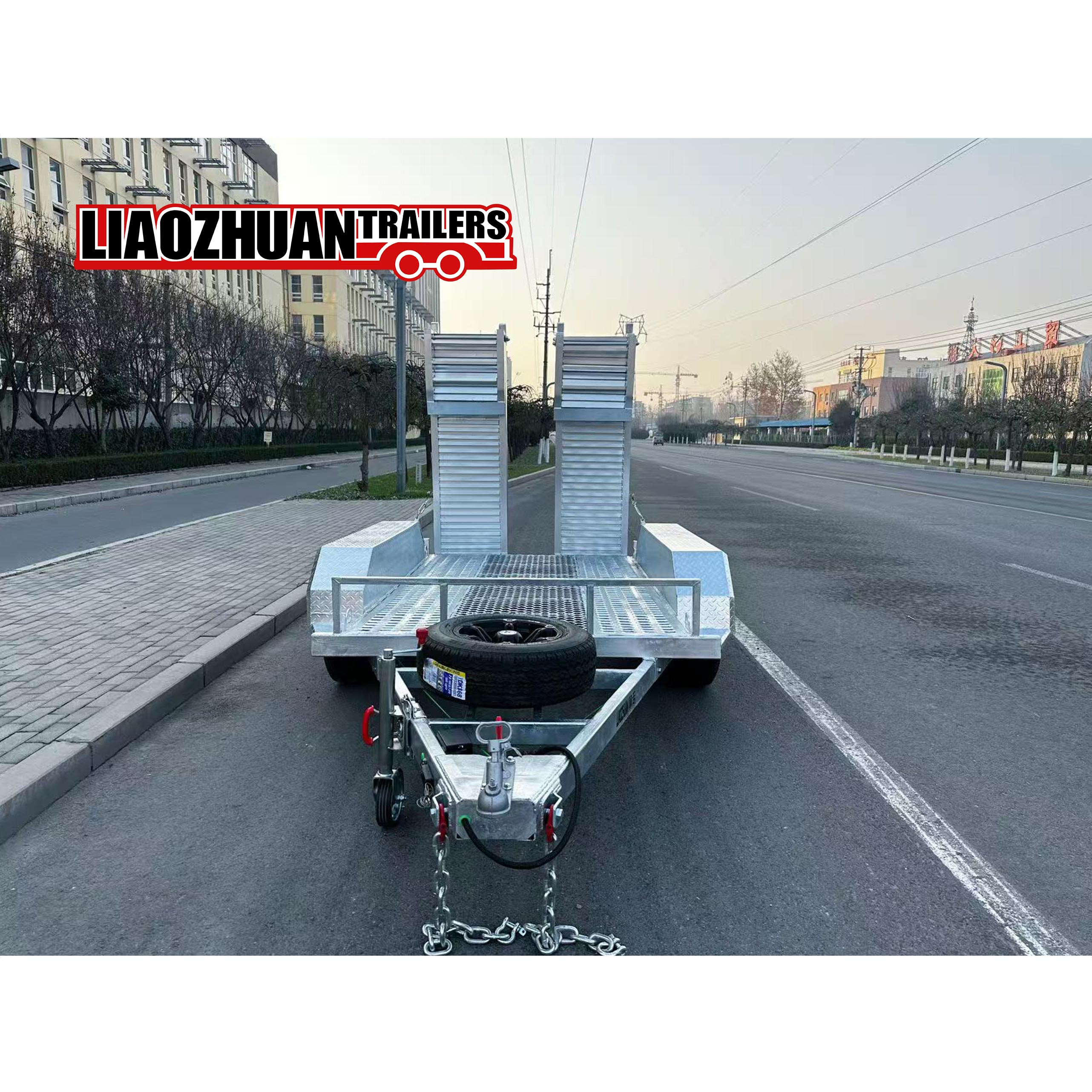 8×5 Double-axis Hot-Dip Galvanised Excavator Trailer 3500kg ATM