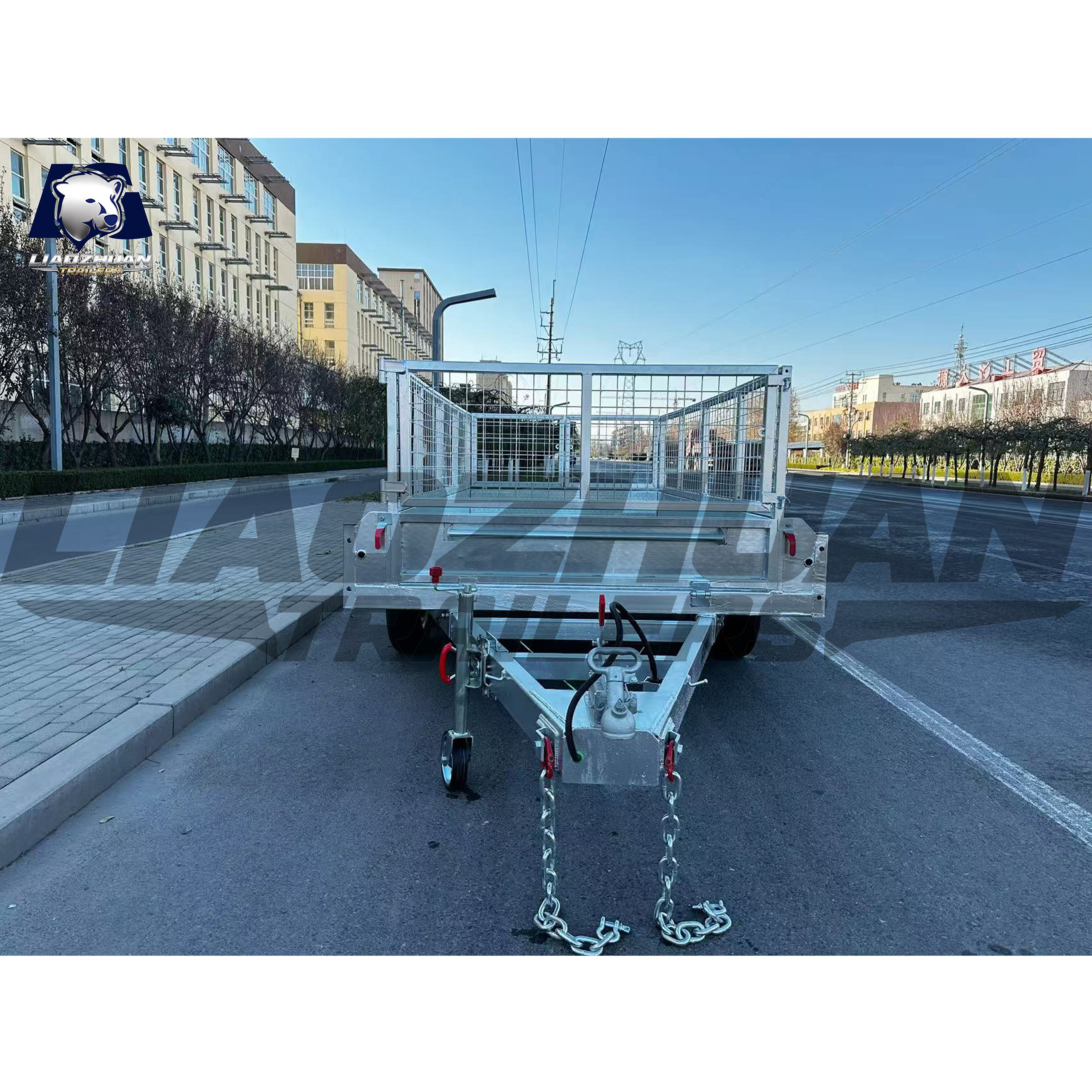 10×5 Tandem Axle Hot-Dip Galvanised Box Trailer 2000kg ATM