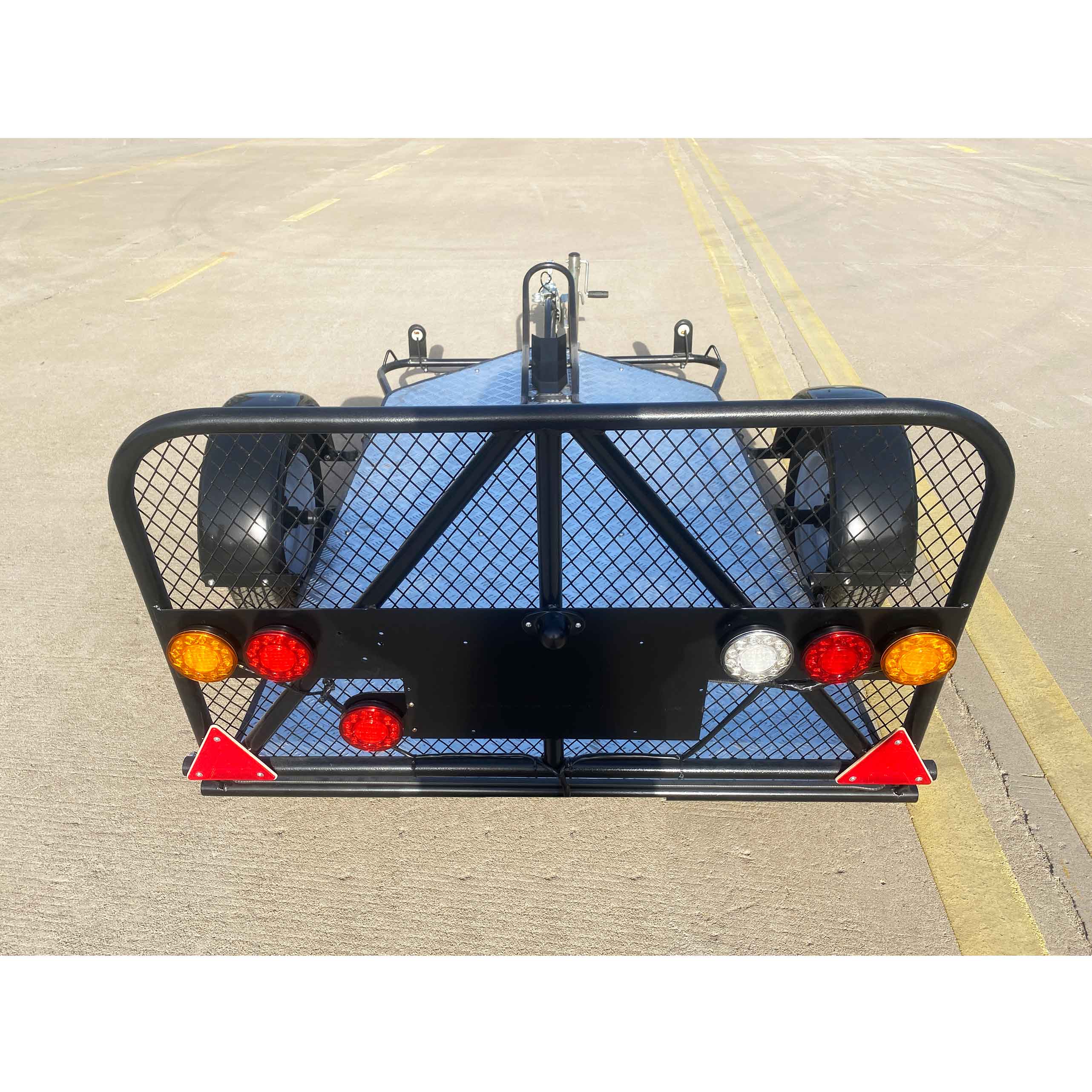 Single motorcycle trailer