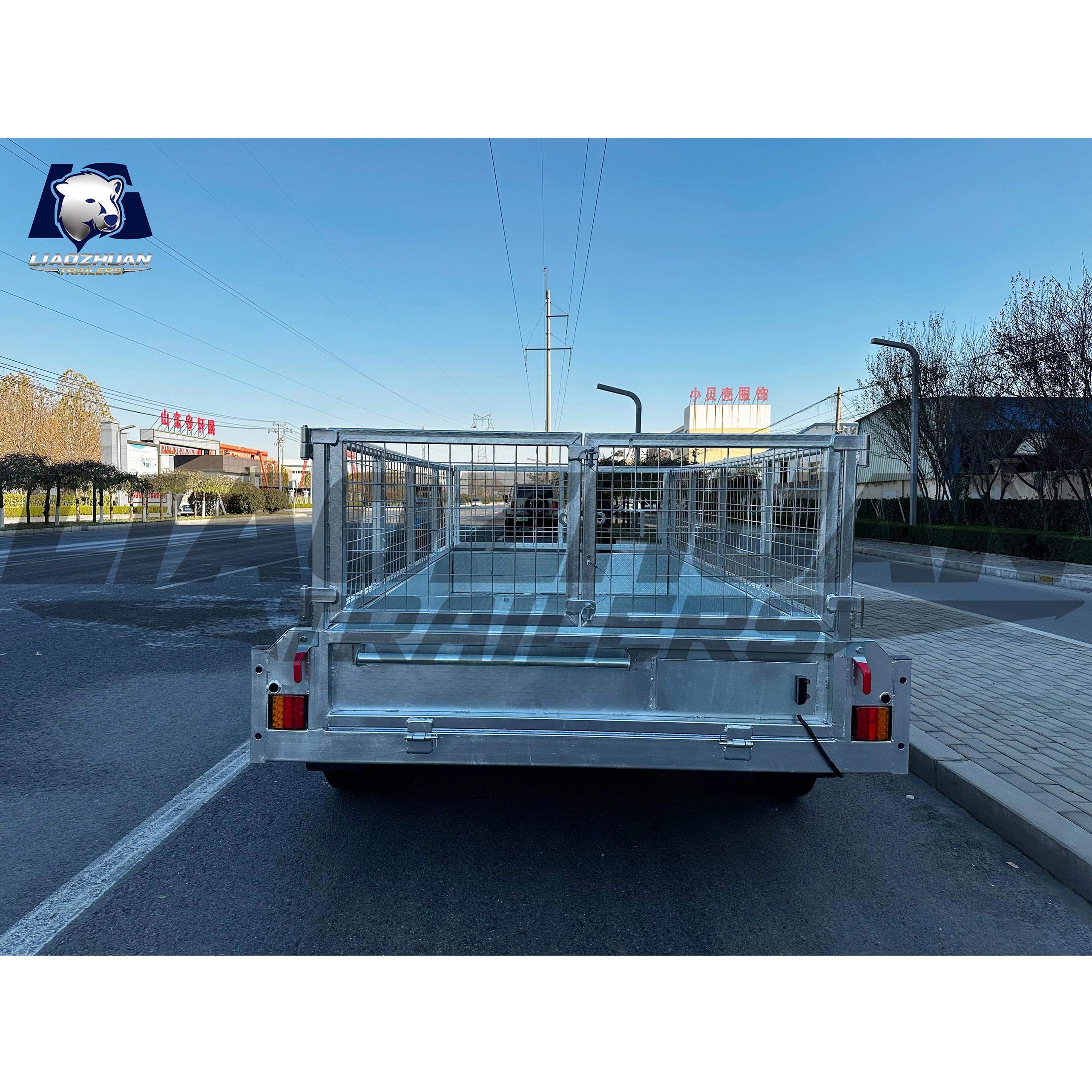 10×5 Tandem Axle Hot-Dip Galvanised Box Trailer 2000kg ATM