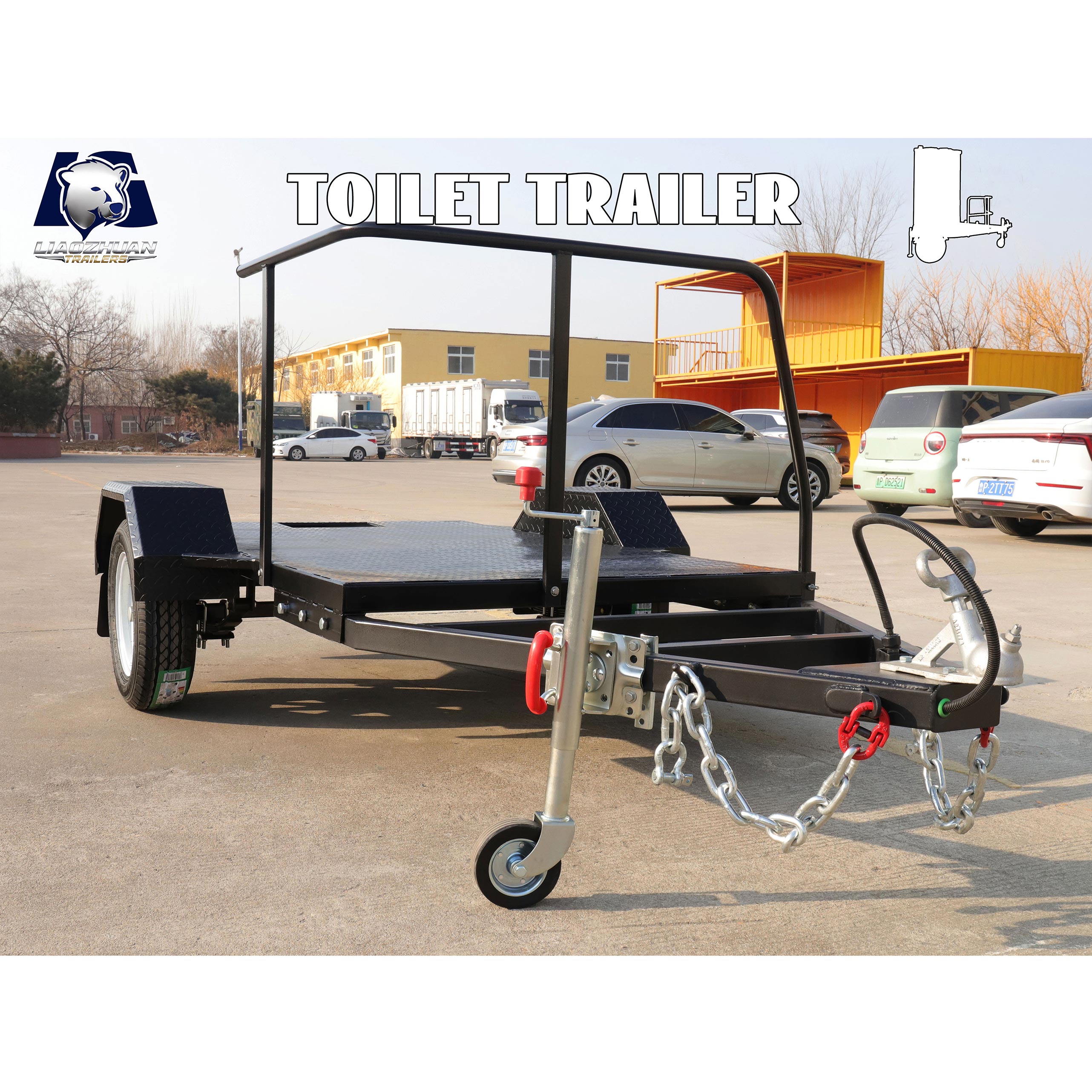 Toilet trailer