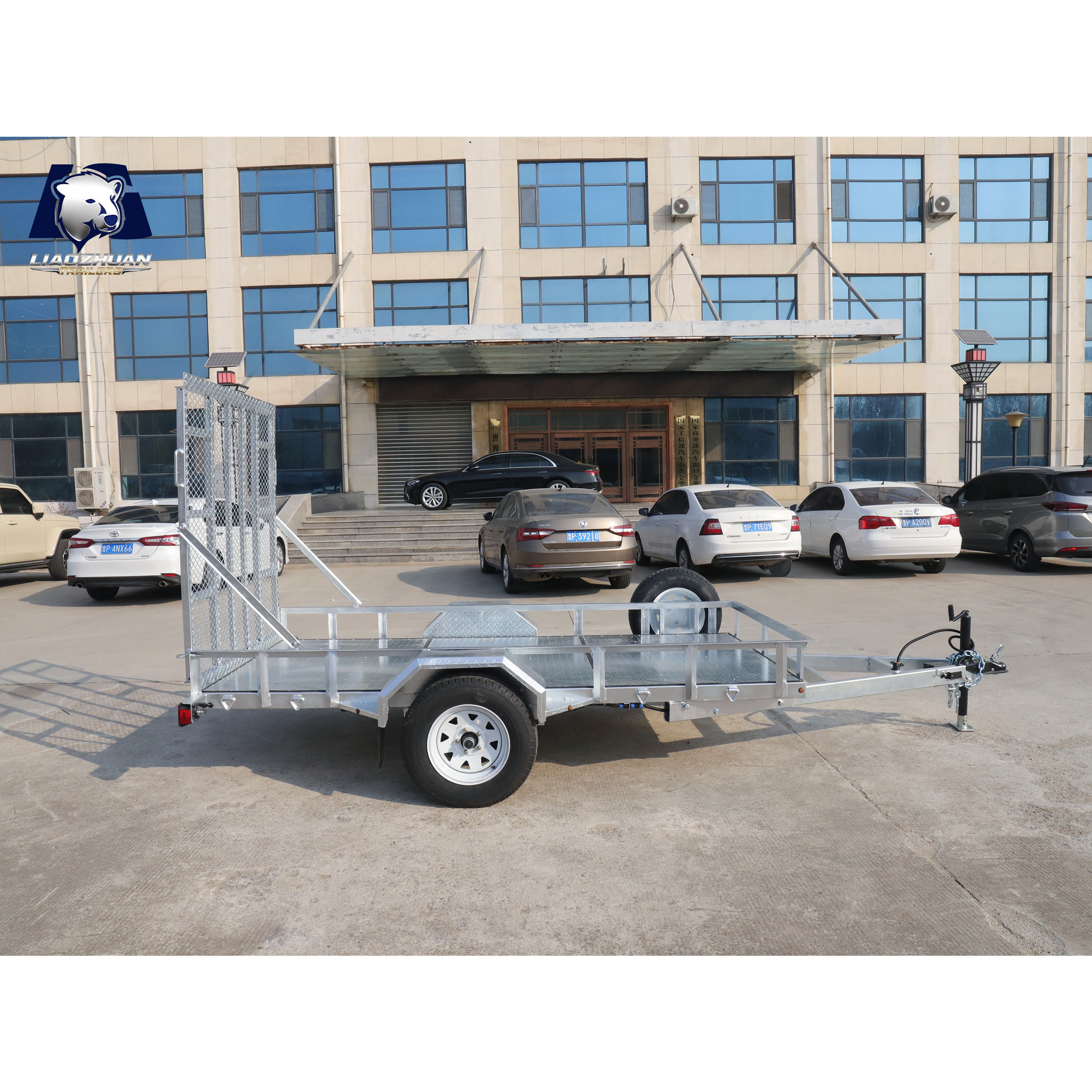 Hot-dip galvanized Utility trailer GVM 3000 pounds