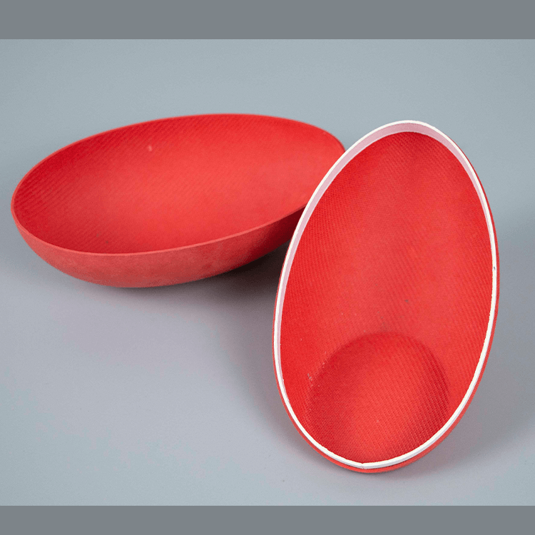 Multi-purpose Moulded Fiber Egg Shaped Bamboo Pulp Box