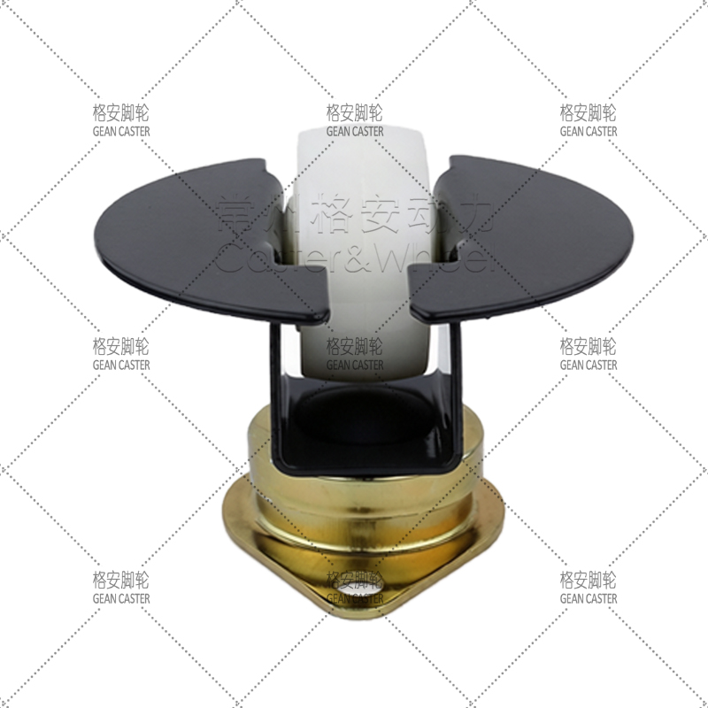 机场轮输送轮系列2.5寸3寸平底安装尼龙轮(136mm)