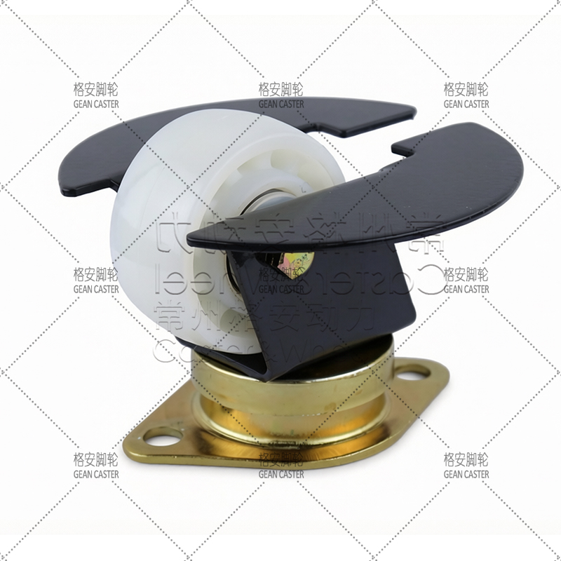 机场轮输送轮系列2.5寸3寸平底安装尼龙轮(136mm)