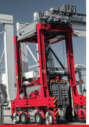 Heavy duty port crane solid wheel