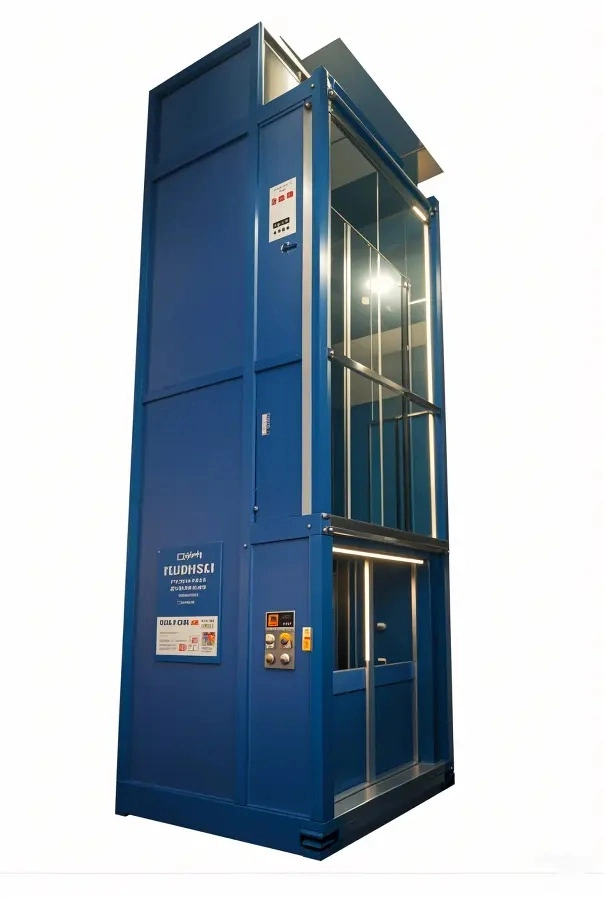 Hydraulic Guide Rail Cargo Lift