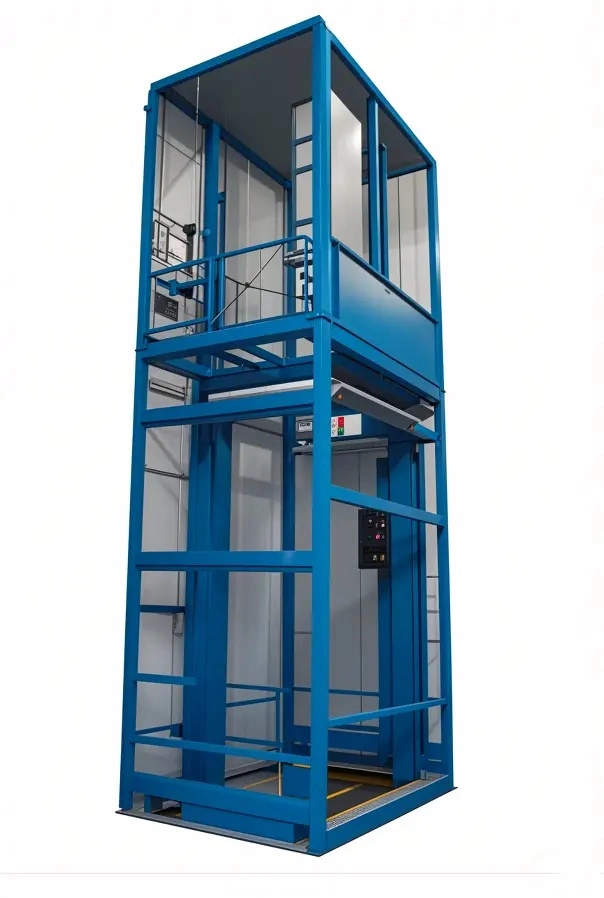 Hydraulic Guide Rail Cargo Lift