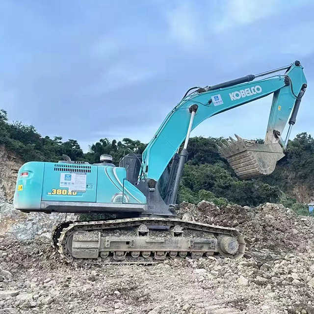 Excavadora sobre orugas usada grande de 38,5 toneladas Kobelco barata de la venta caliente