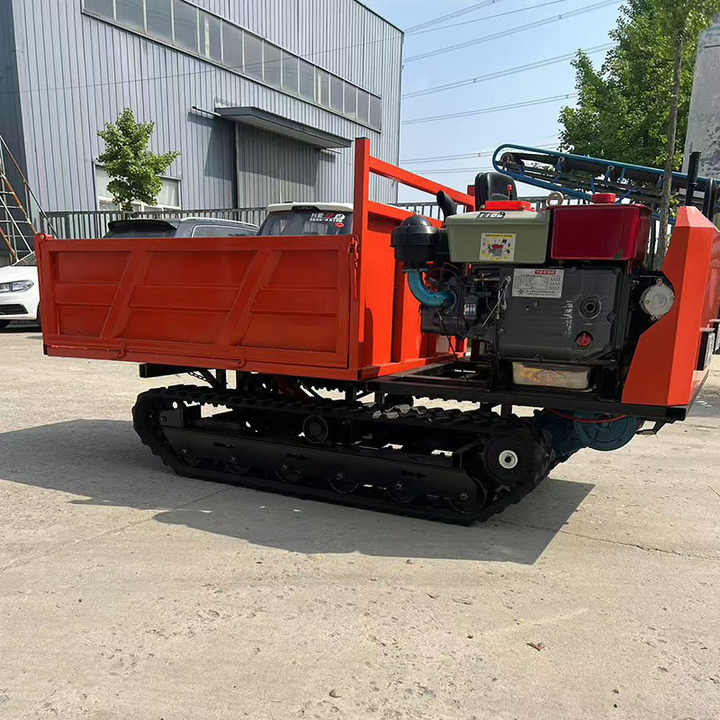 BJ20 small crawler transporter 2 tons load self-loading crawler dump truck wholesale price