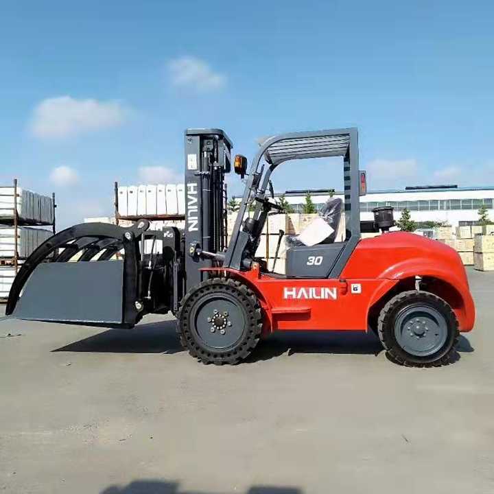 3.5ton Rough Terrain Forklift 4 Wheel Drive off Road Fork Lift Truck Diesel All Terrain Forklift