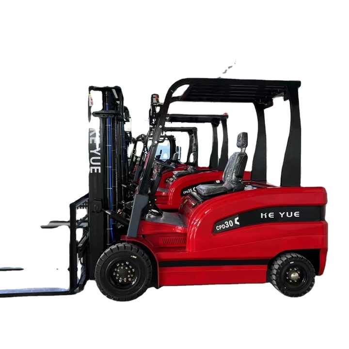 New Product Keyue 3ton Rough Terrain Forklift 4 Wheel Drive Off Road Fork Lift Truck Electric All Te