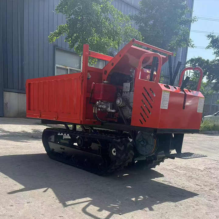 BJ20 small crawler transporter 2 tons load self-loading crawler dump truck wholesale price