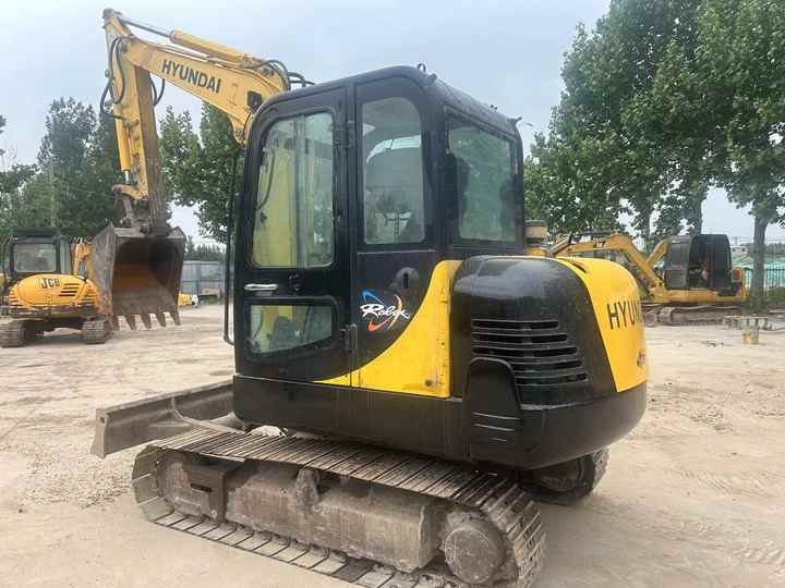 Venta al por mayor barato buen estado Mini Hyundai 60-7 segunda mano Hyundai Clawler excavadora de orugas para la venta