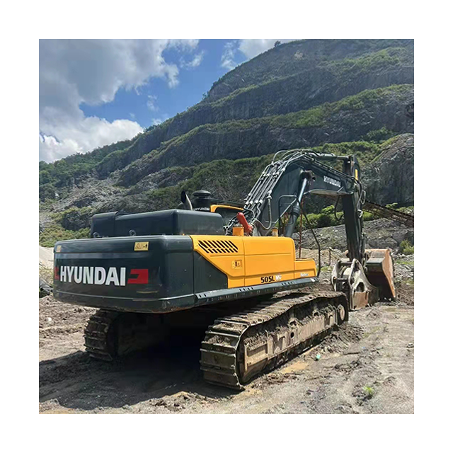 Used-Excavator 48 Ton digunakan Medium Hyundai505 digunakan penggali hidrolik penggali