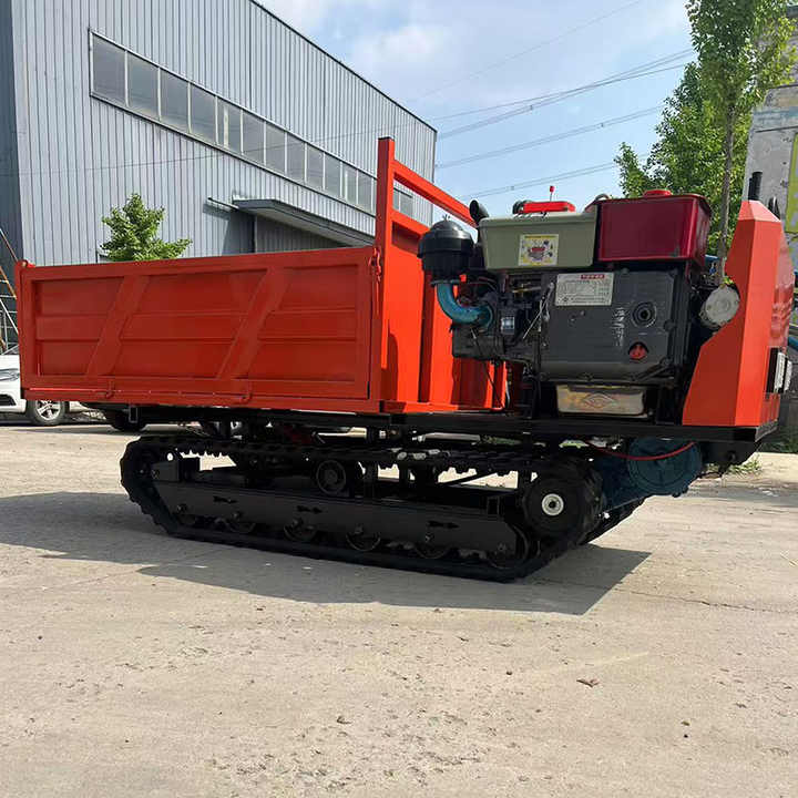 BJ20 small crawler transporter 2 tons load self-loading crawler dump truck wholesale price