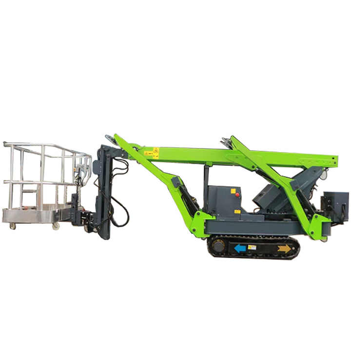 Gran oferta de fábrica So8c Spider Crane 8M 200kg Mobile Telescopic Crawler Mini Spider Boom Crane Precio para elevación de vidrio