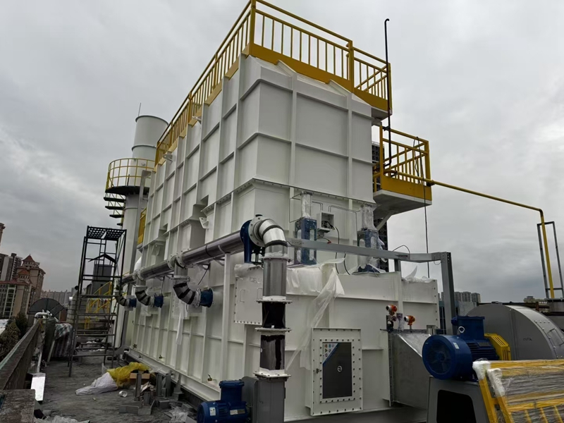 工业废气治理过程中的系统建设与调试