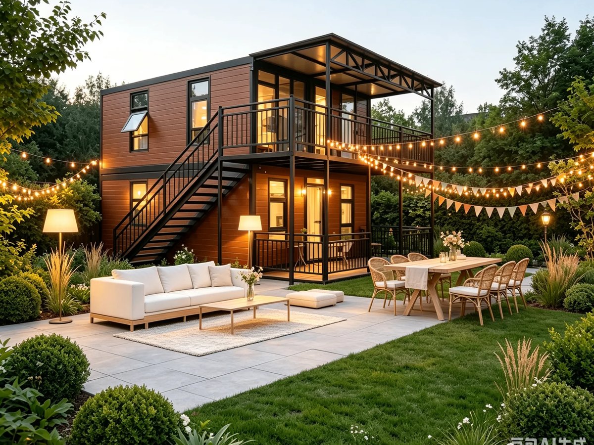 Mountain glamping camp