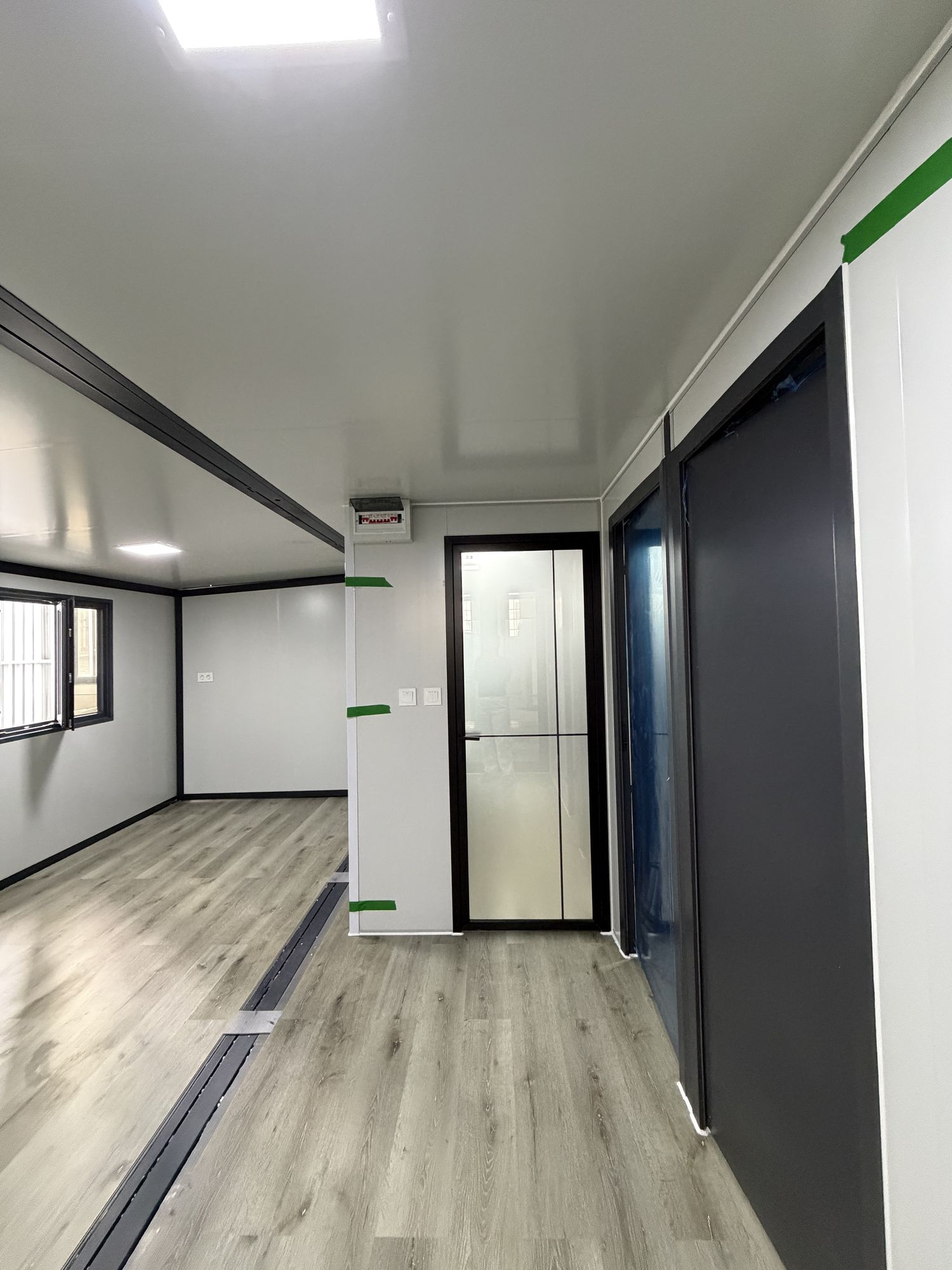 20ft Deep Purple Expandable Container House | Dark Violet 38 sqm