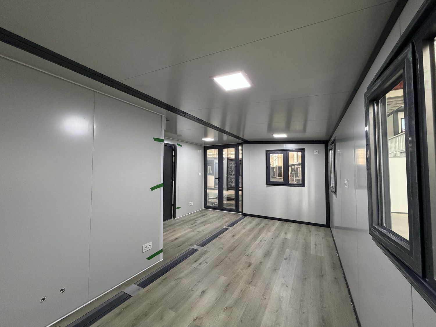 20ft Deep Purple Expandable Container House | Dark Violet 38 sqm