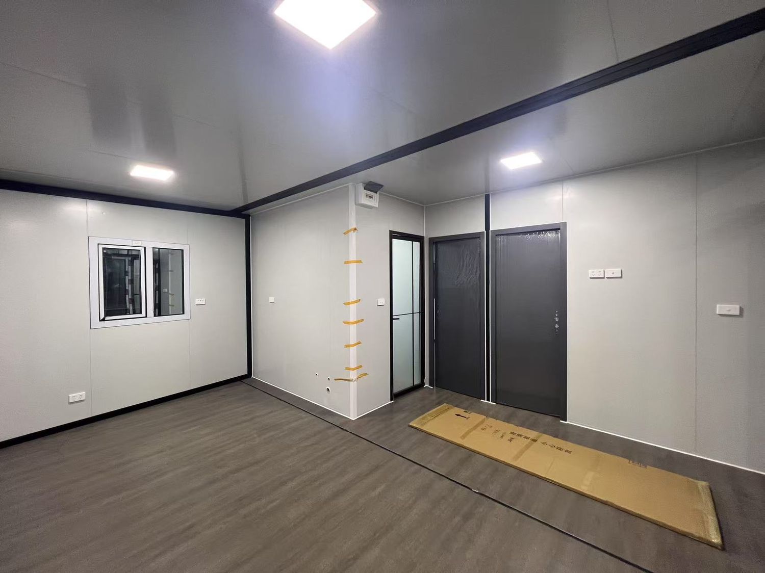 20ft Grey Expandable Container House | 38 sqm Modern Fold-Out Home